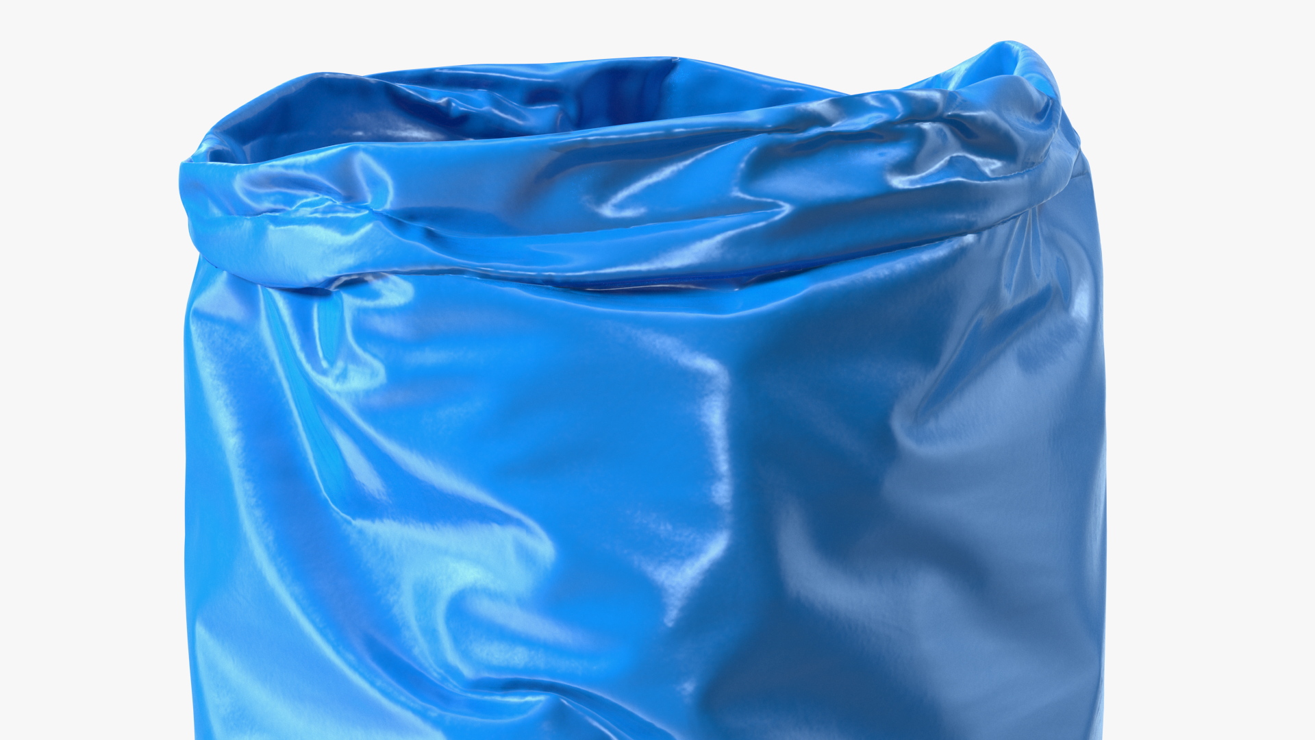 Open Blue Rubbish Bag Small 3D