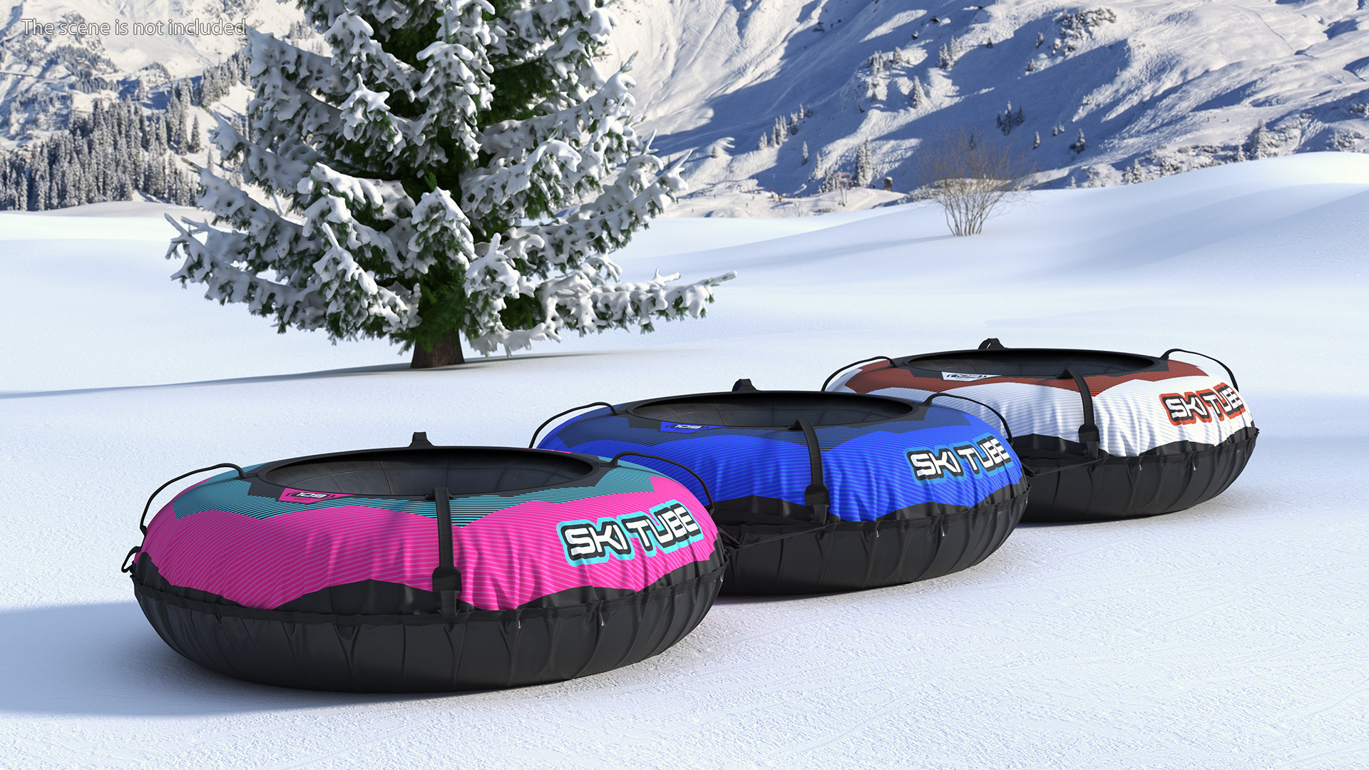 3D Inflatable Snow Sleds