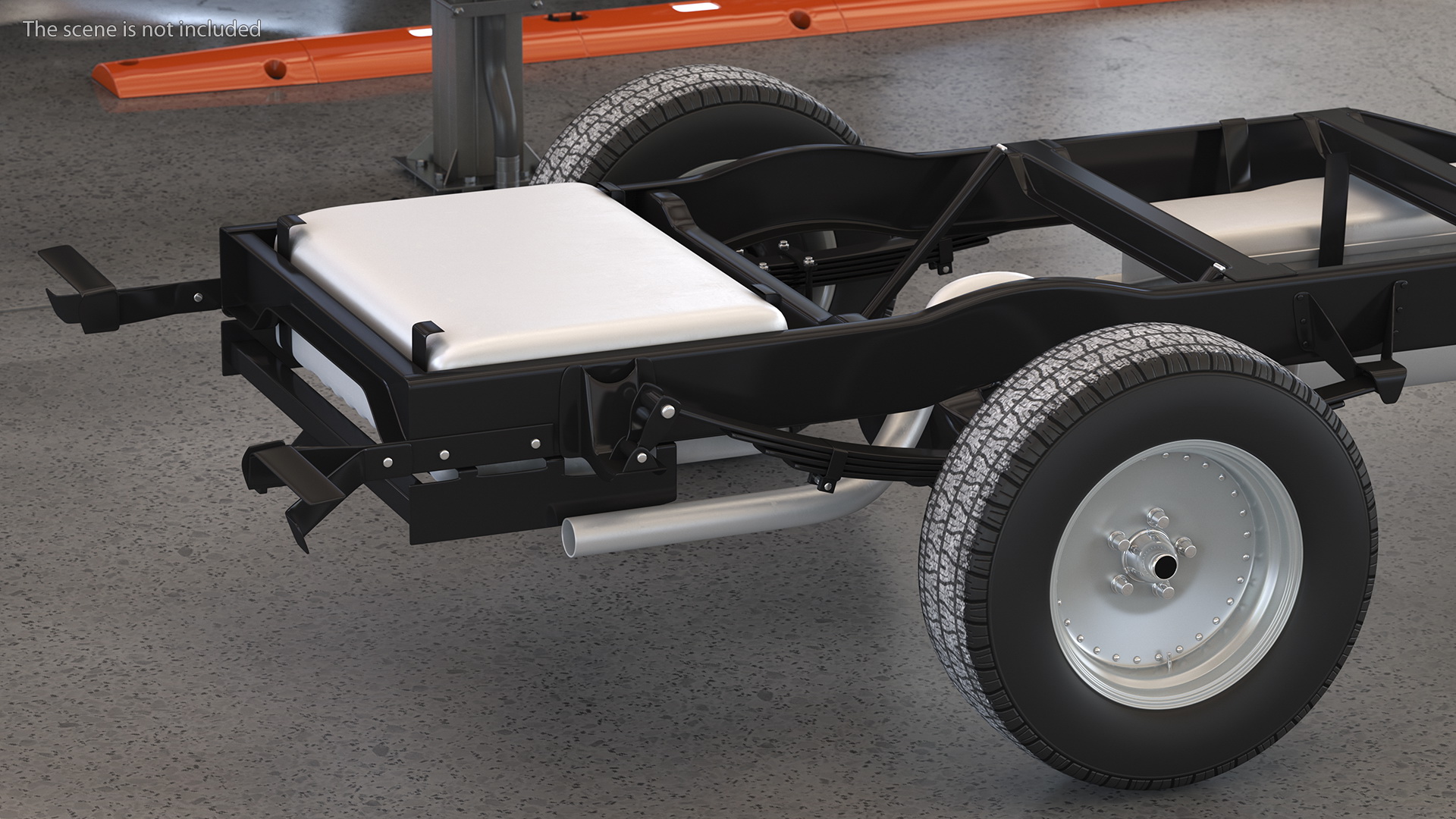 Vintage Pickup Truck 2WD Chassis 3D