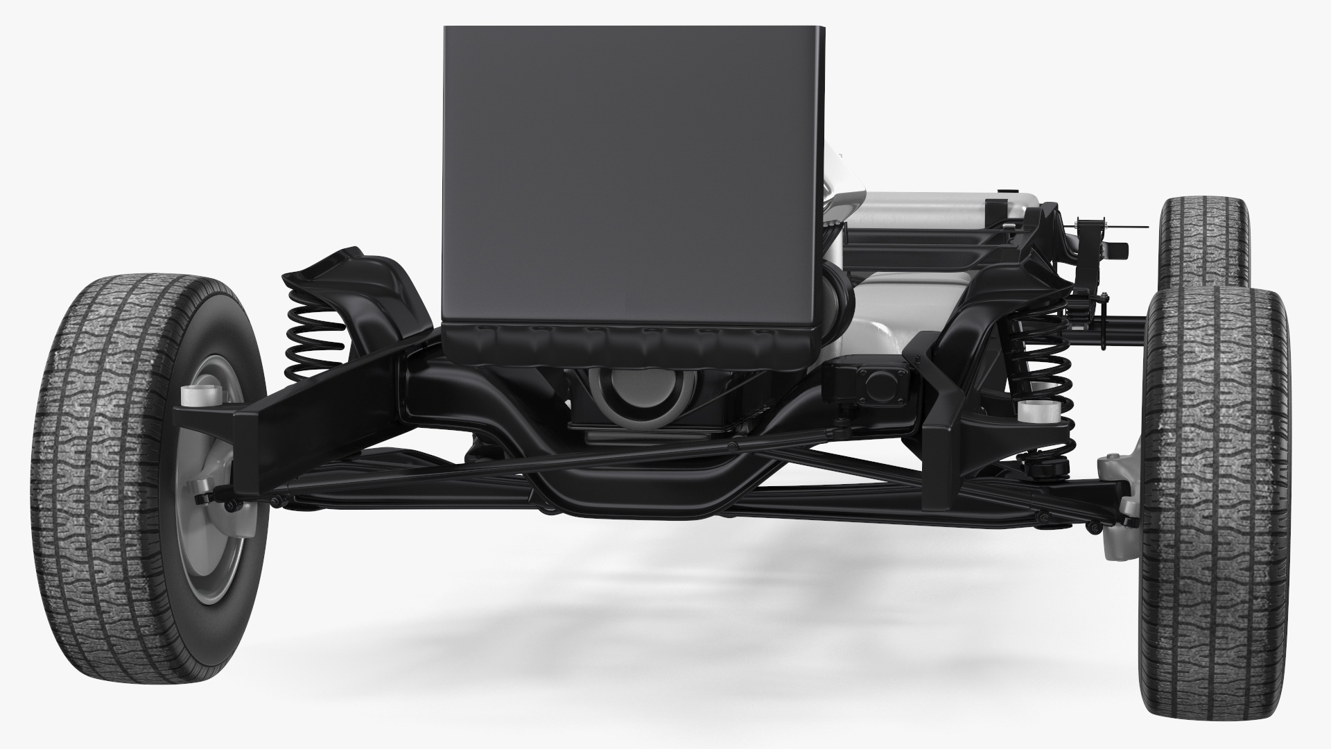 Vintage Pickup Truck 2WD Chassis 3D