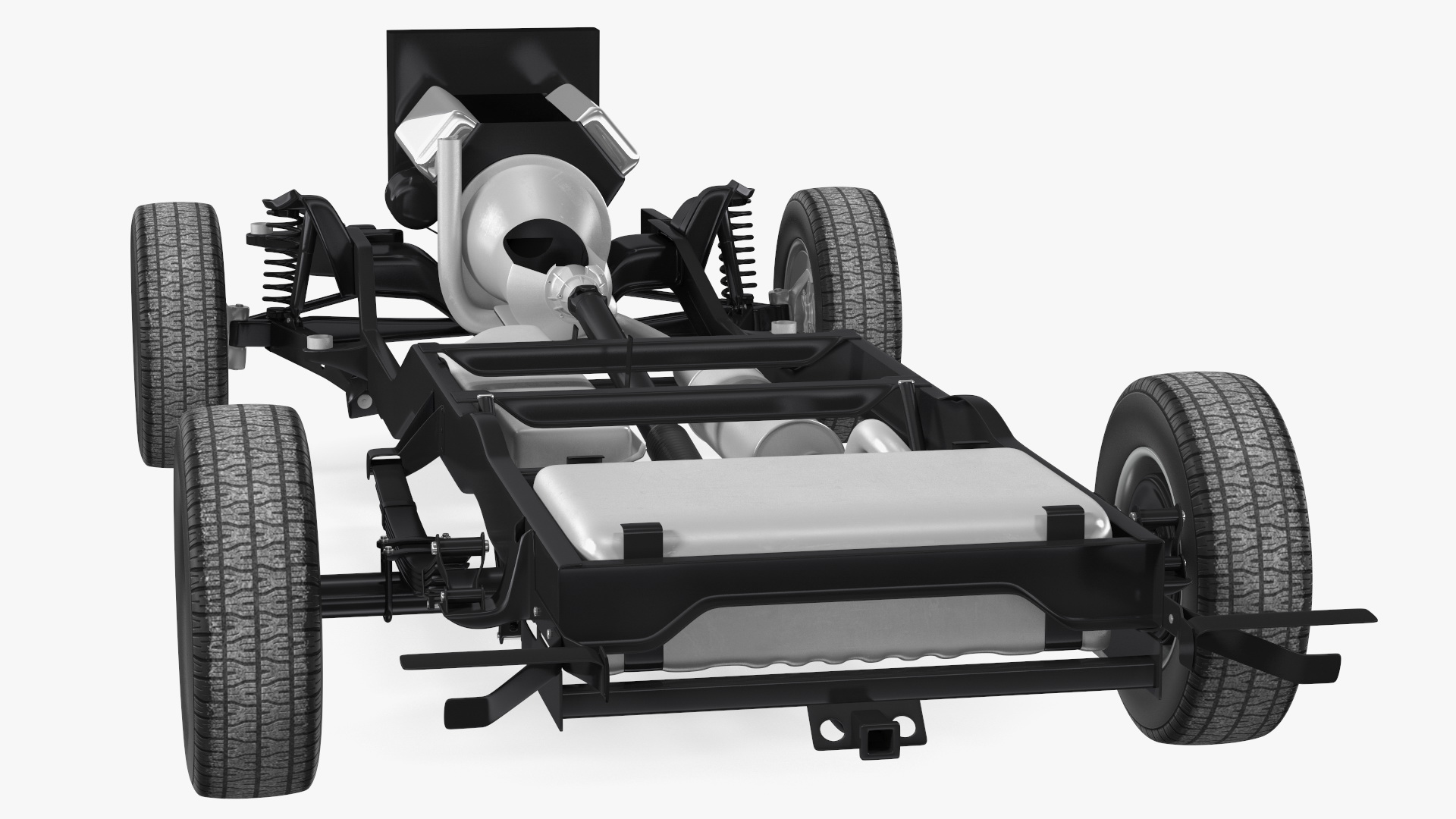 Vintage Pickup Truck 2WD Chassis 3D