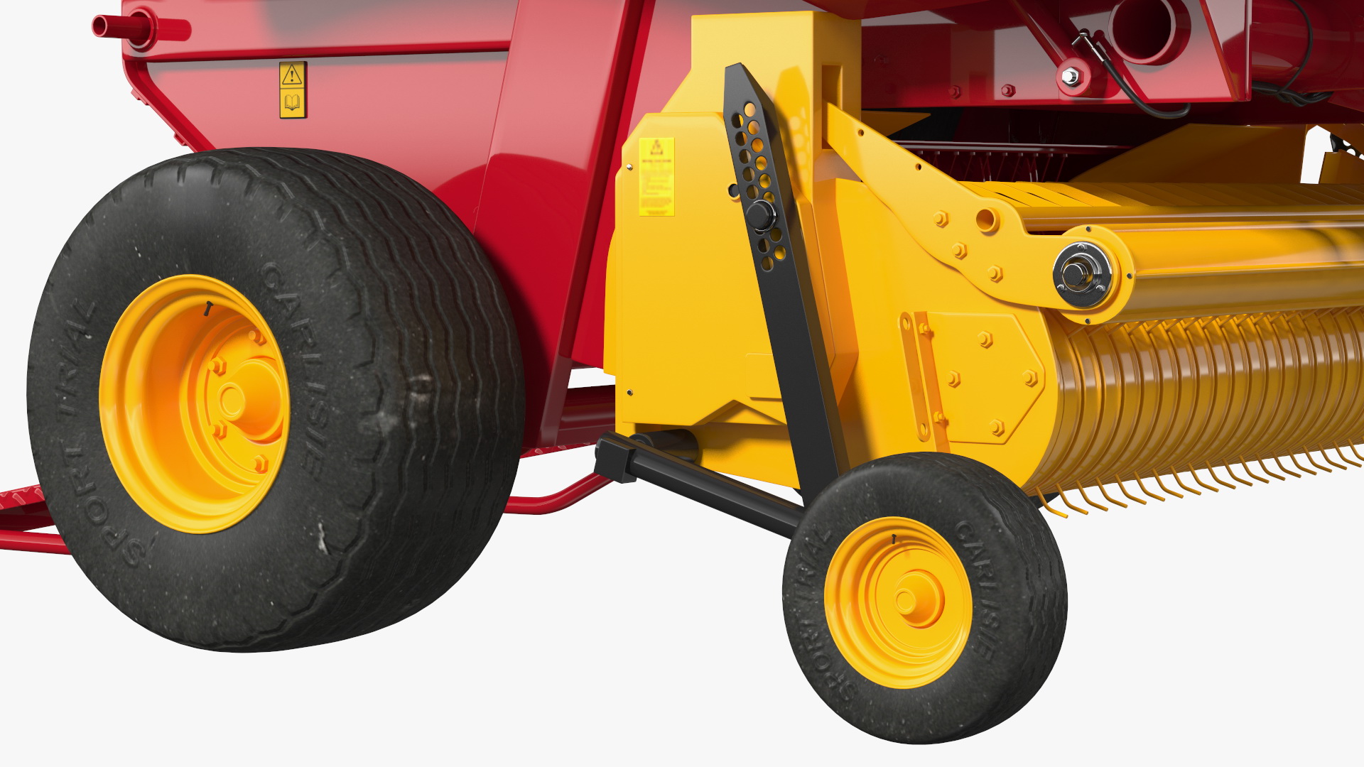 New Holland Roll Belt 460 Rigged 3D