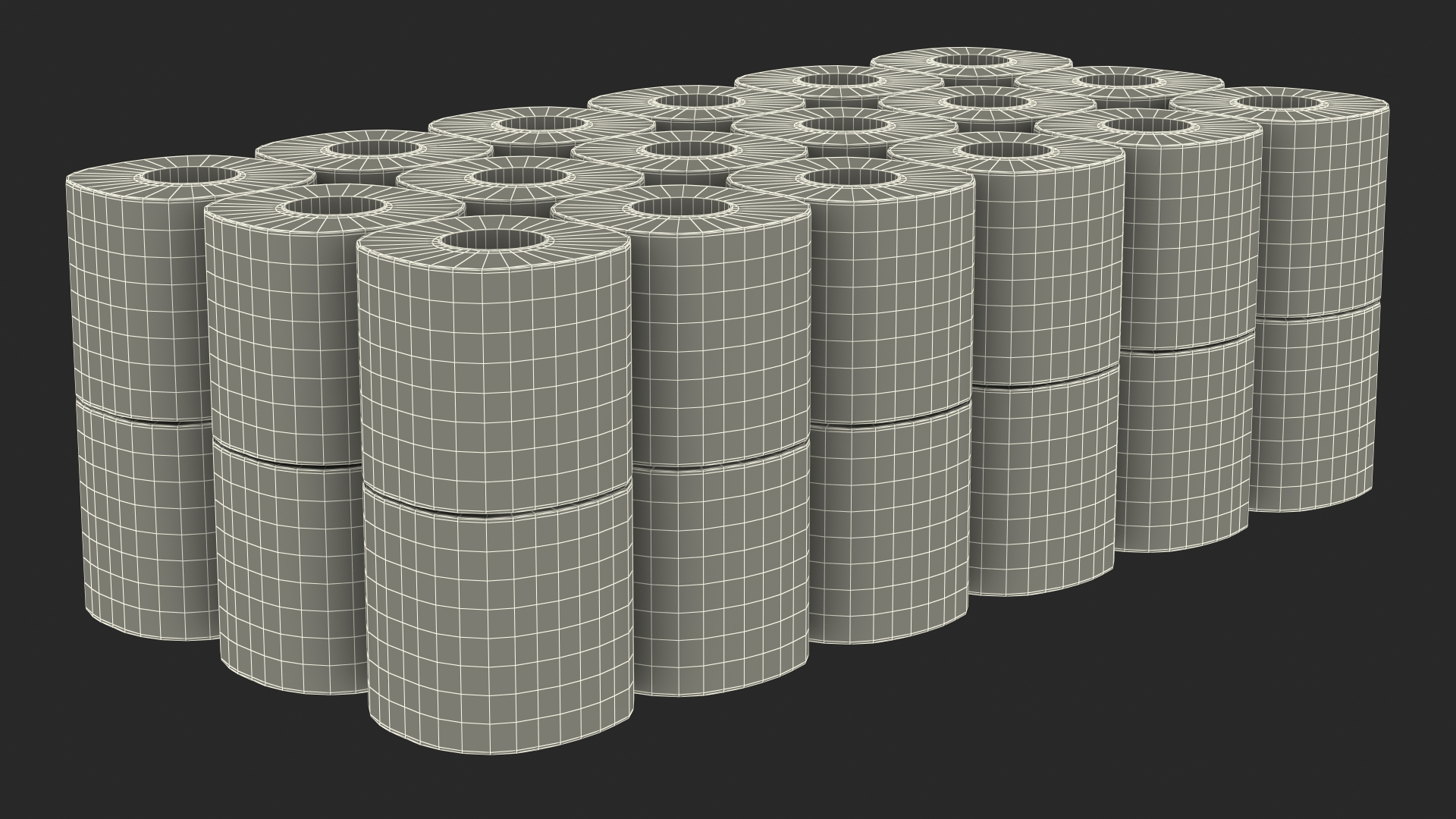 3D model Toilet Paper Roll 36 Pack