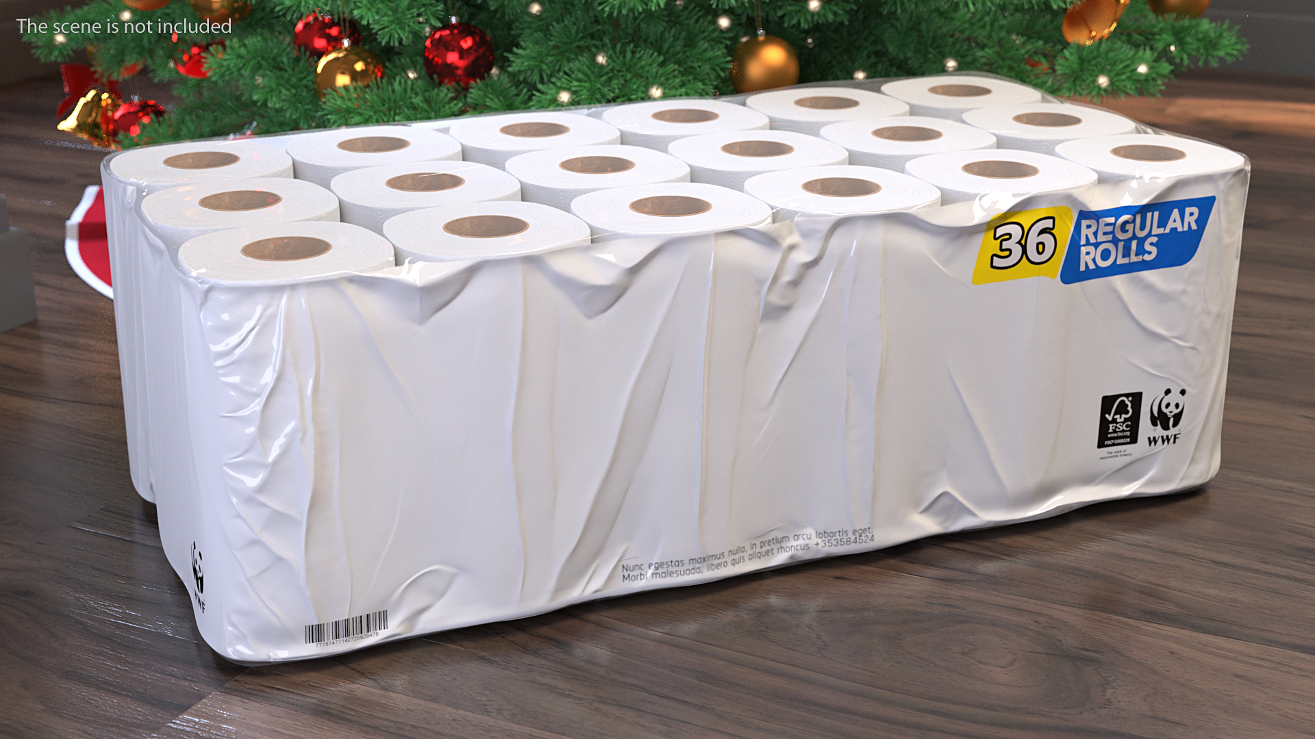 3D model Toilet Paper Roll 36 Pack