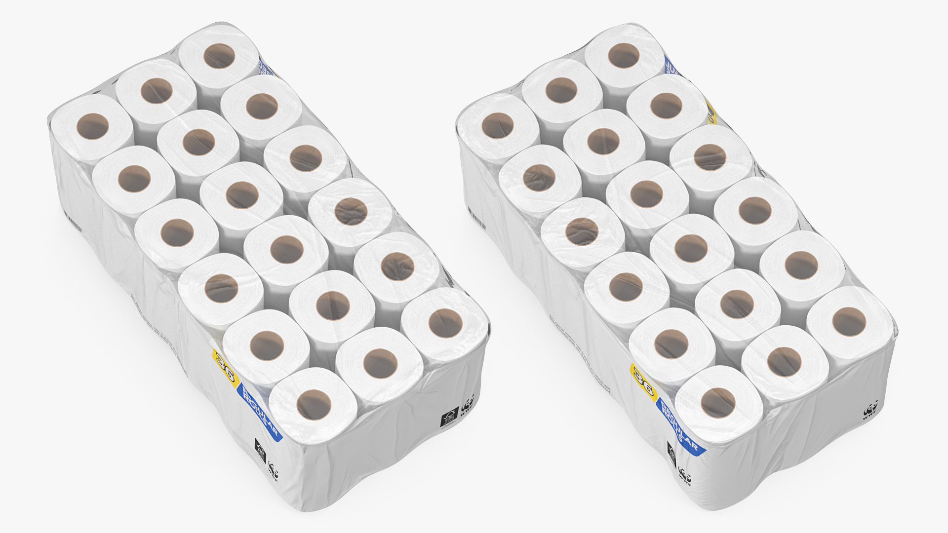 3D model Toilet Paper Roll 36 Pack
