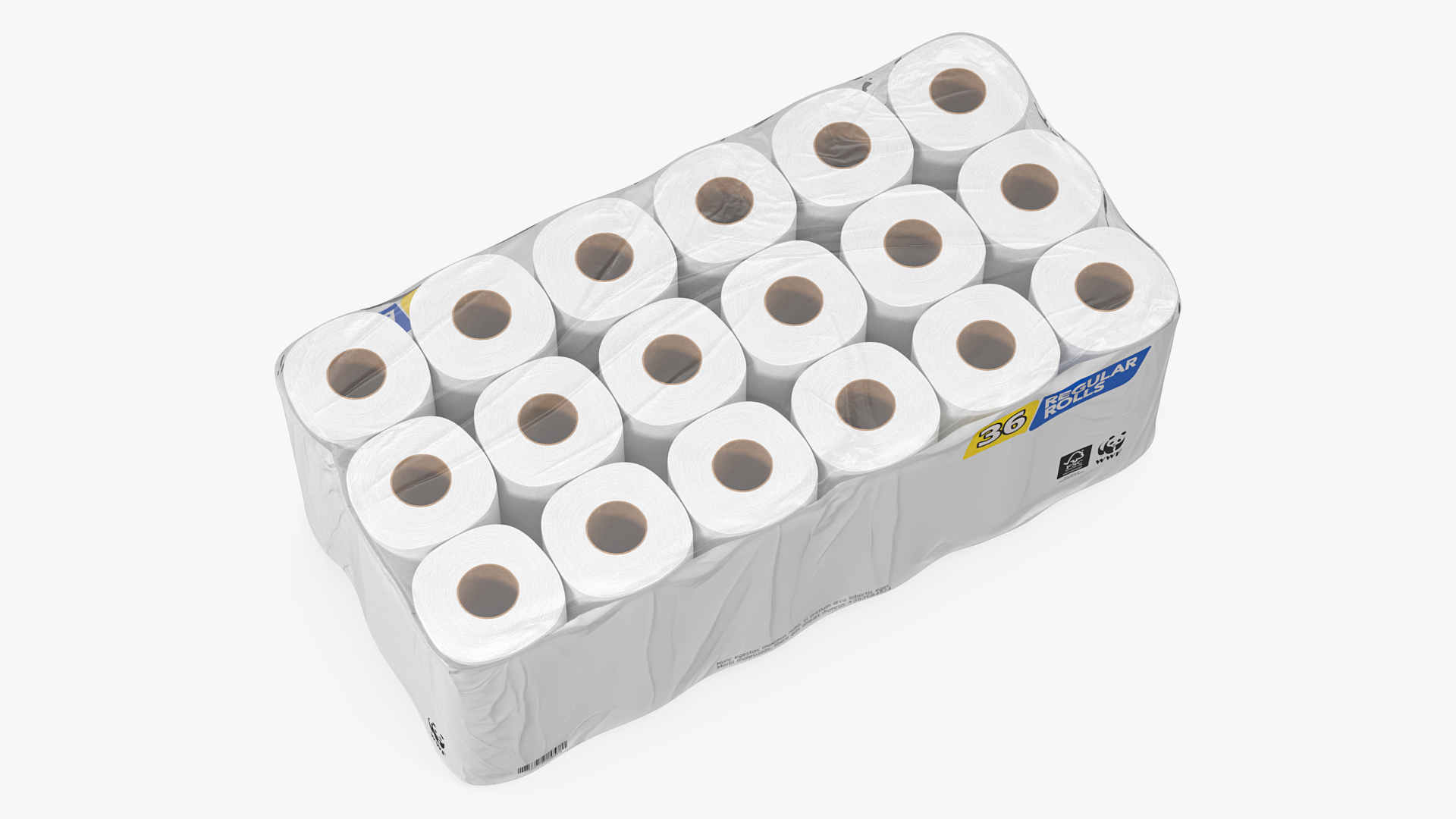 3D model Toilet Paper Roll 36 Pack