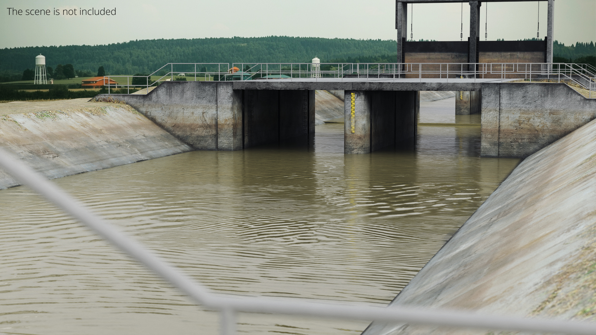 Water Retention Canal Bed Structure - view 3