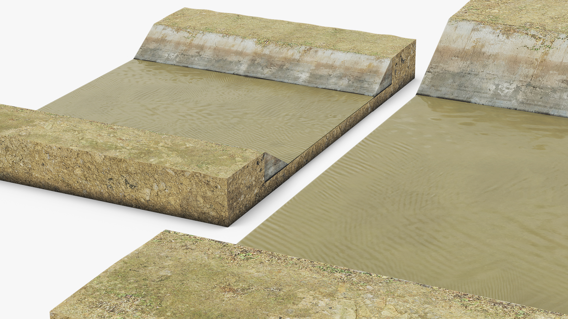 Water Retention Canal Bed Structure - view 7