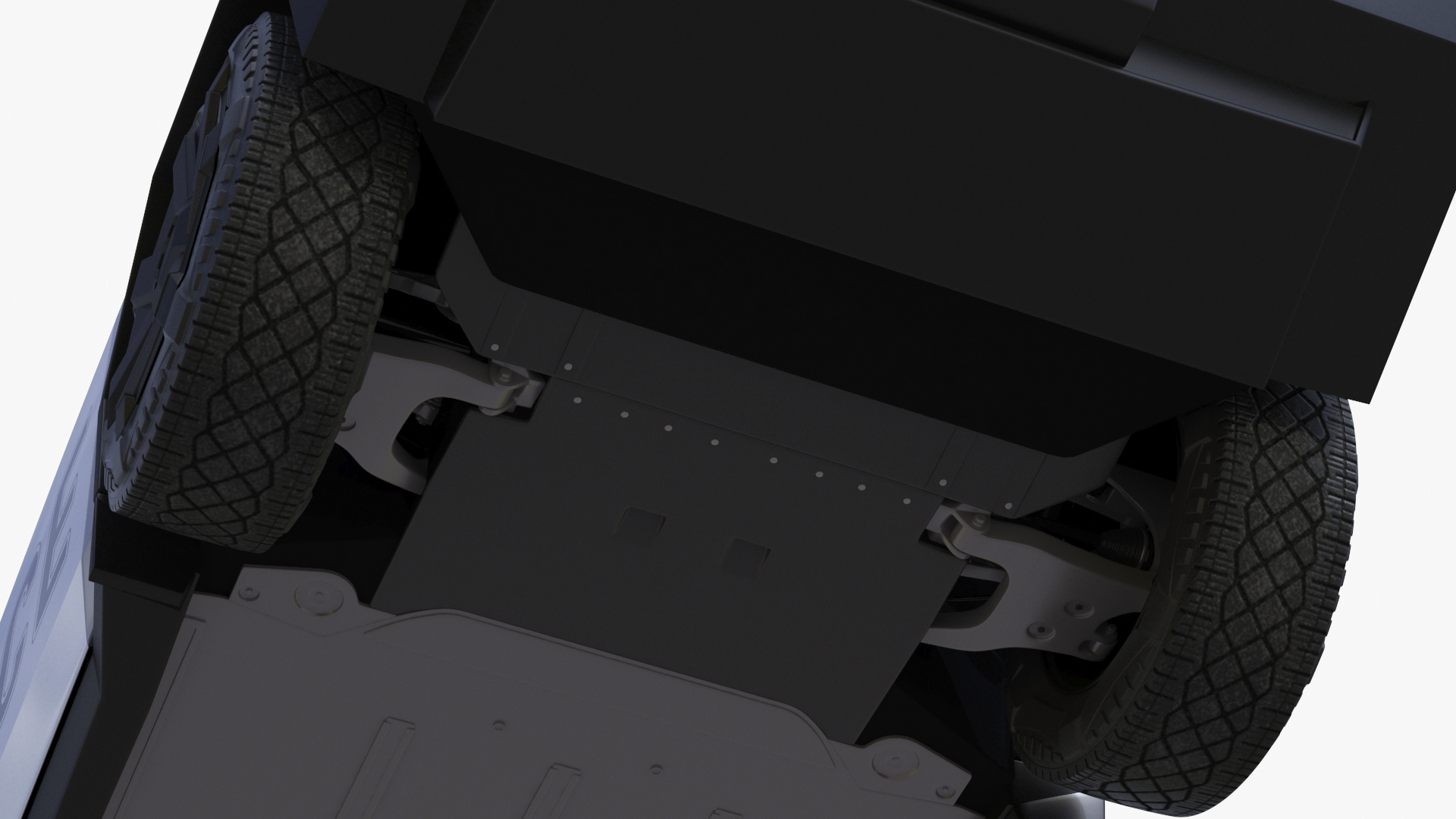 Tesla Cybertruck Police Patrol Vehicle Rigged for Maya 3D model