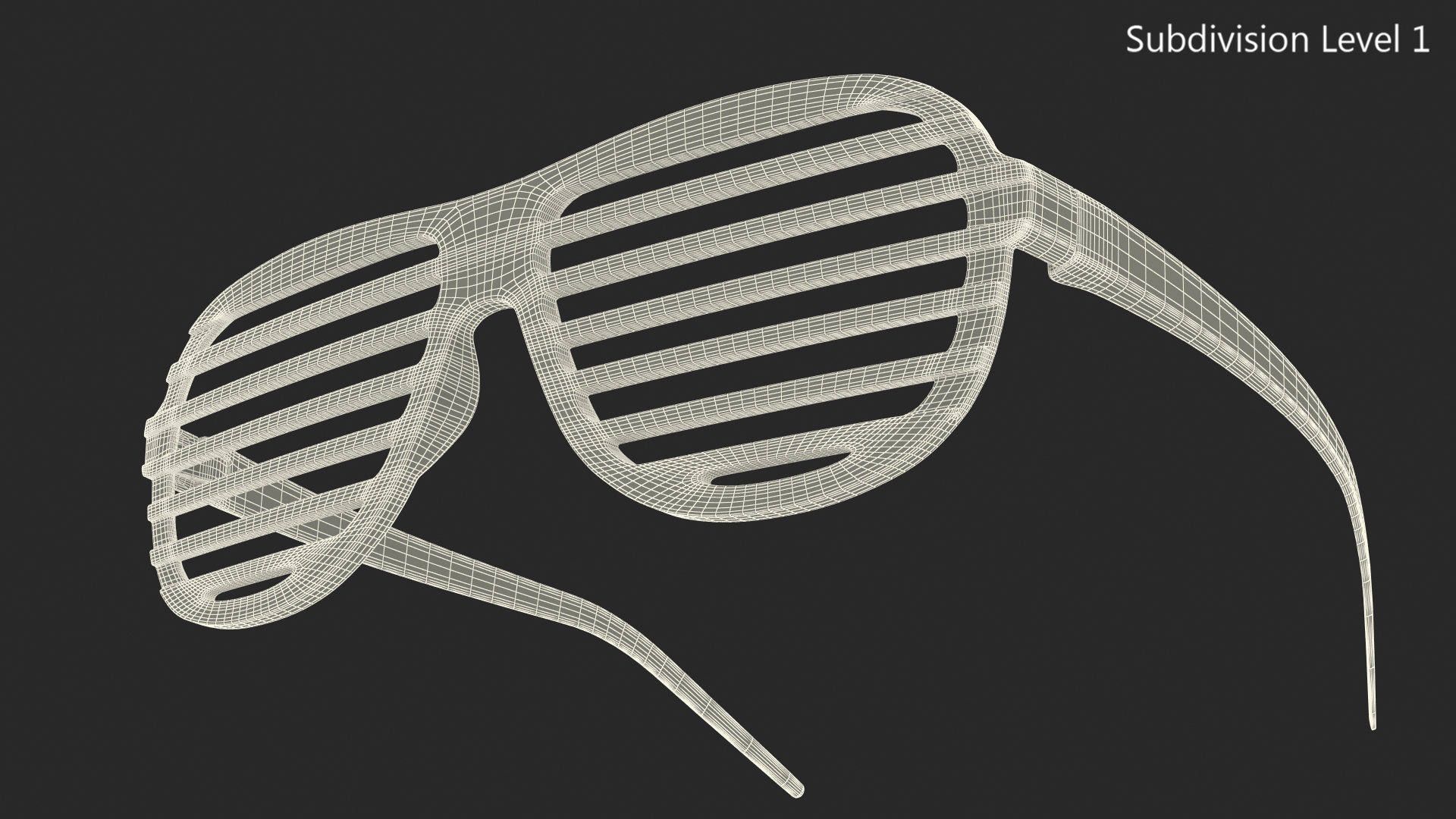 3D Party Rainbow Shutter Shades Glasses