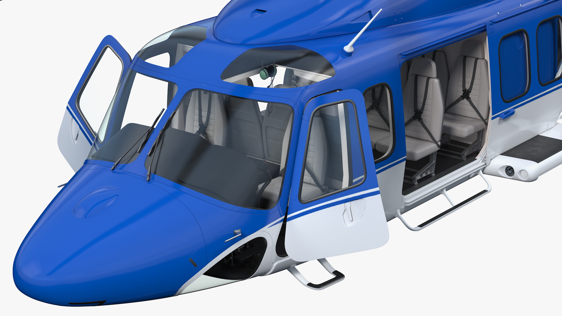 3D AgustaWestland AW139 Helicopter