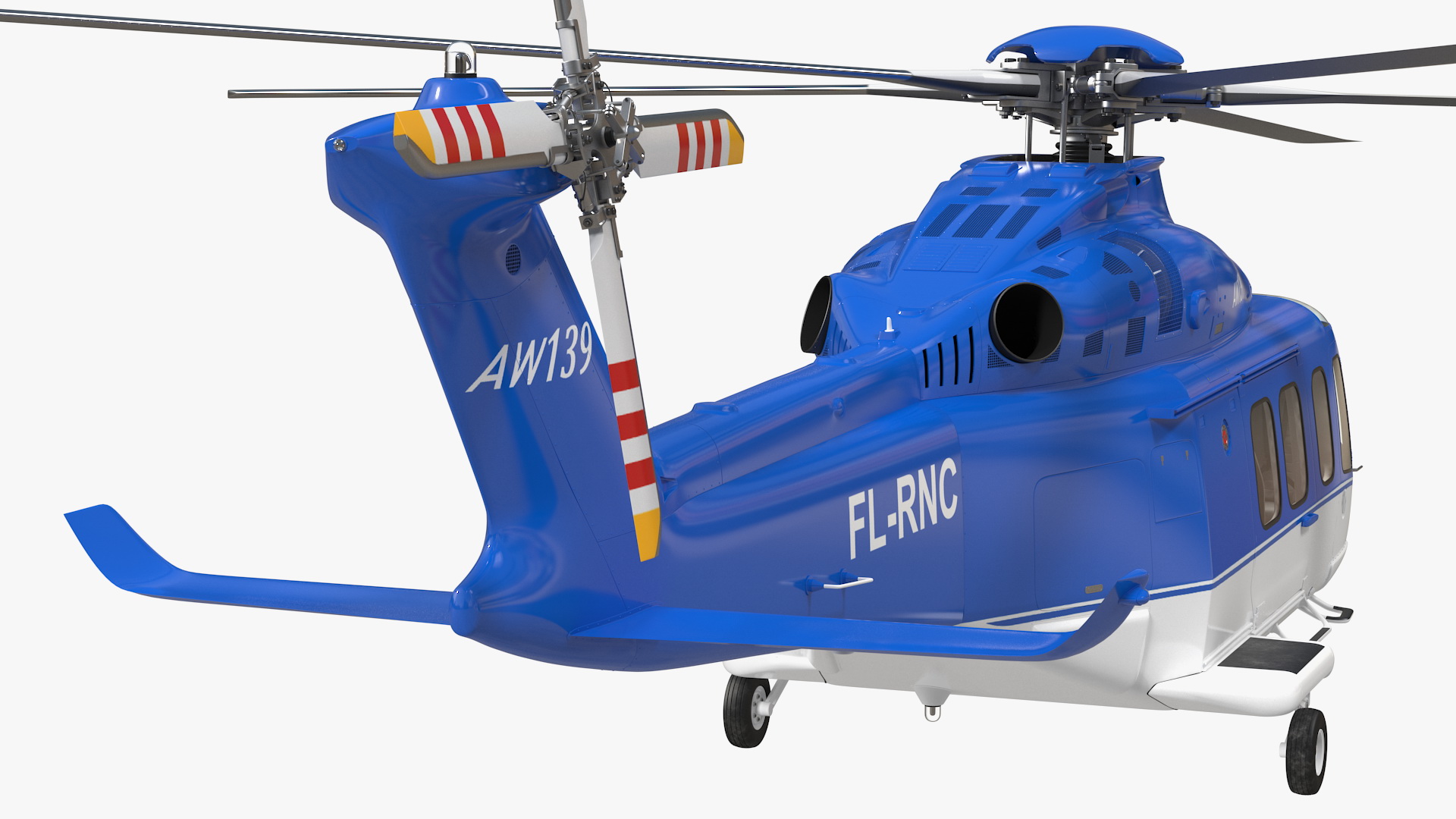 3D AgustaWestland AW139 Helicopter