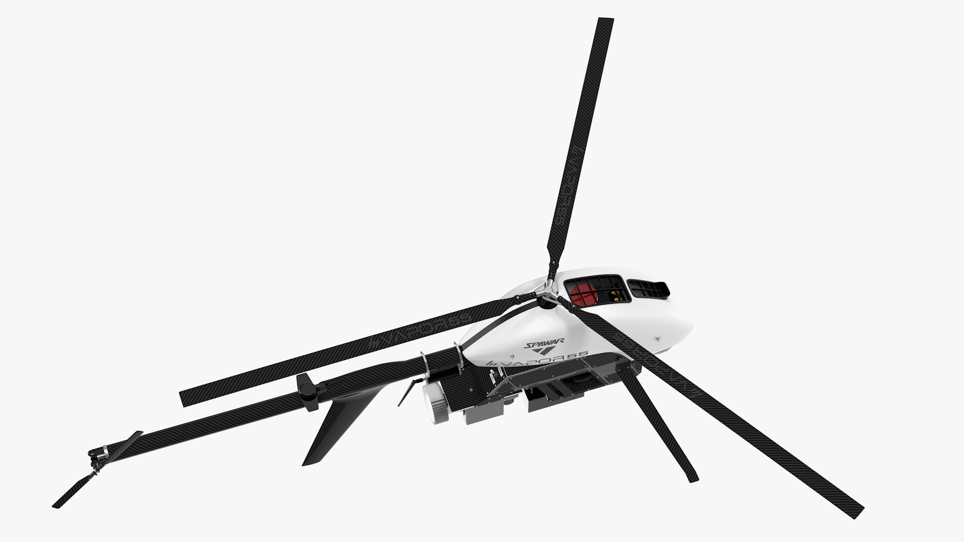 Vapor 55 Helicopter UAV Drone 3D model