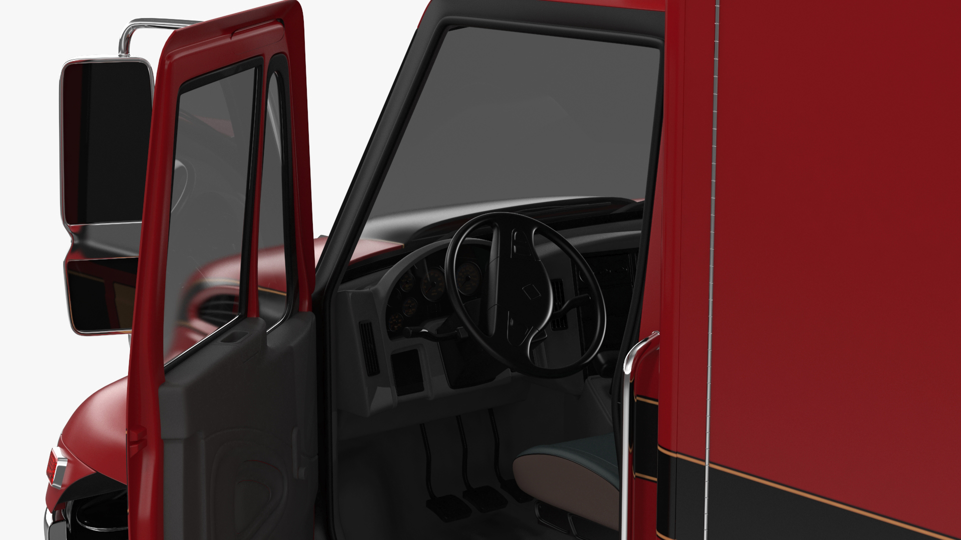 Durastar Medium Duty Ambulance Rigged 3D