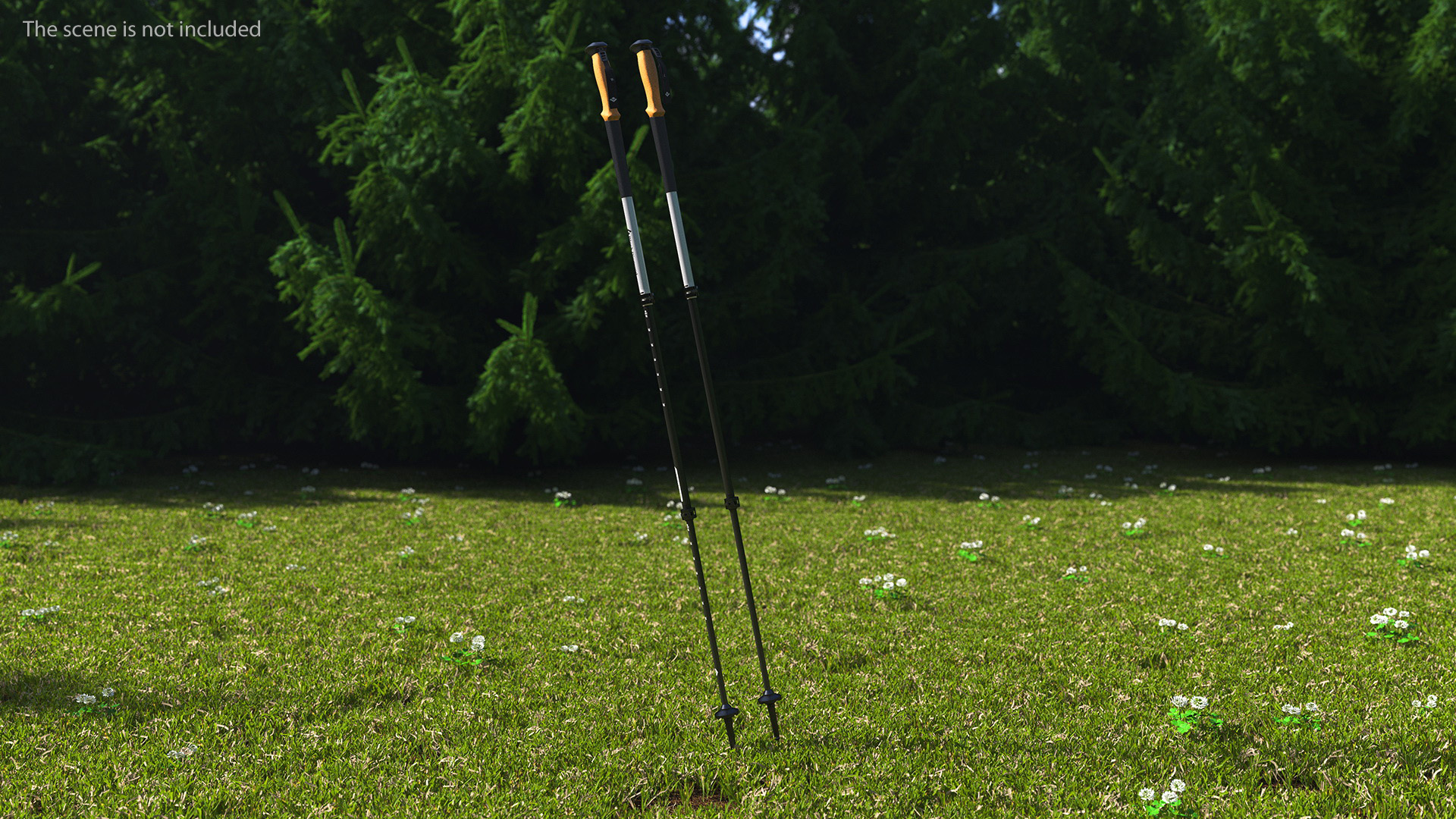 3D Idle White Black Diamond Carbon Trekking-Poles