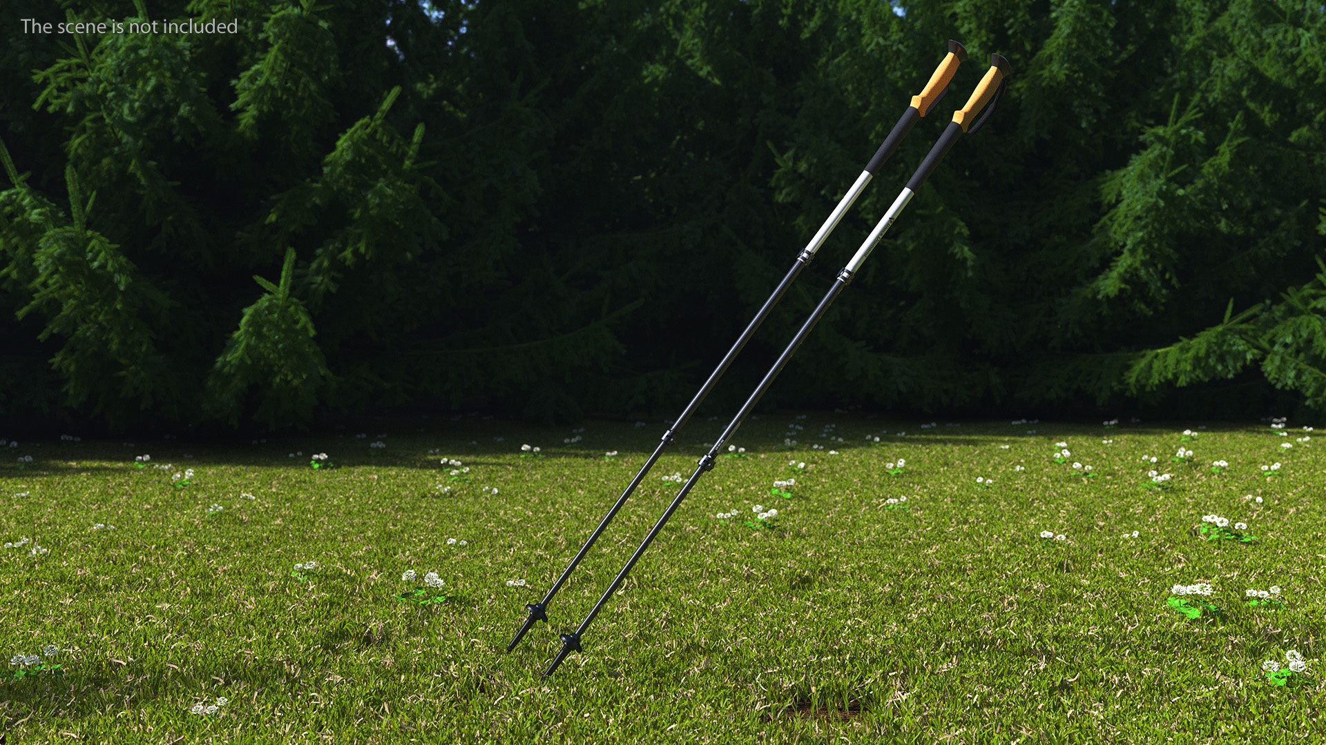 3D Idle White Black Diamond Carbon Trekking-Poles