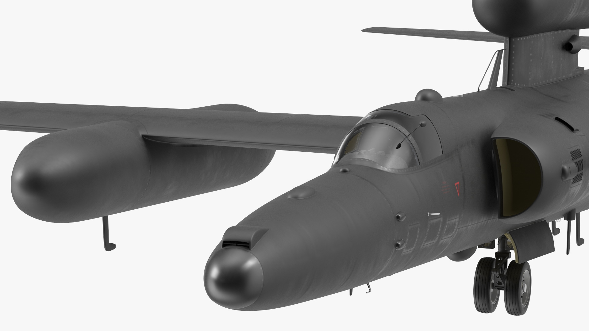 Lockheed U_2 Dragon Lady Aircraft Rigged for Maya 3D model