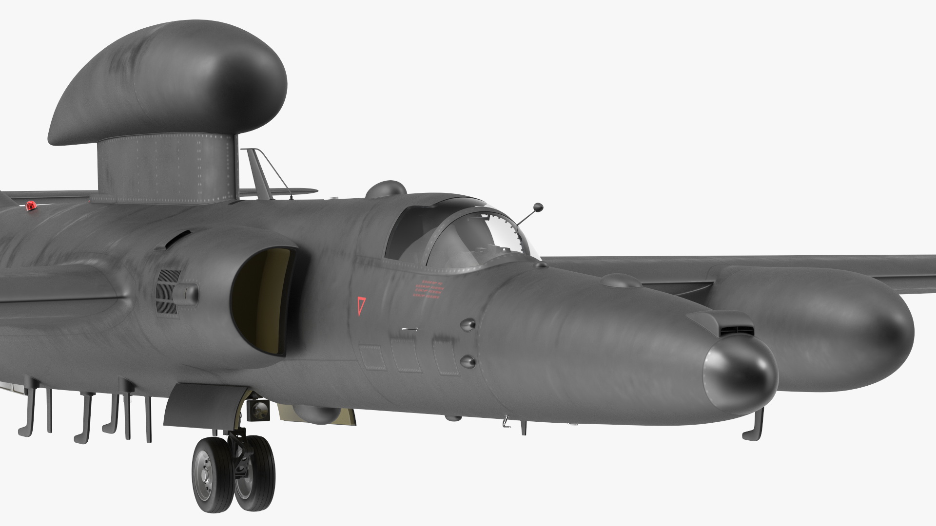 Lockheed U_2 Dragon Lady Aircraft Rigged for Maya 3D model