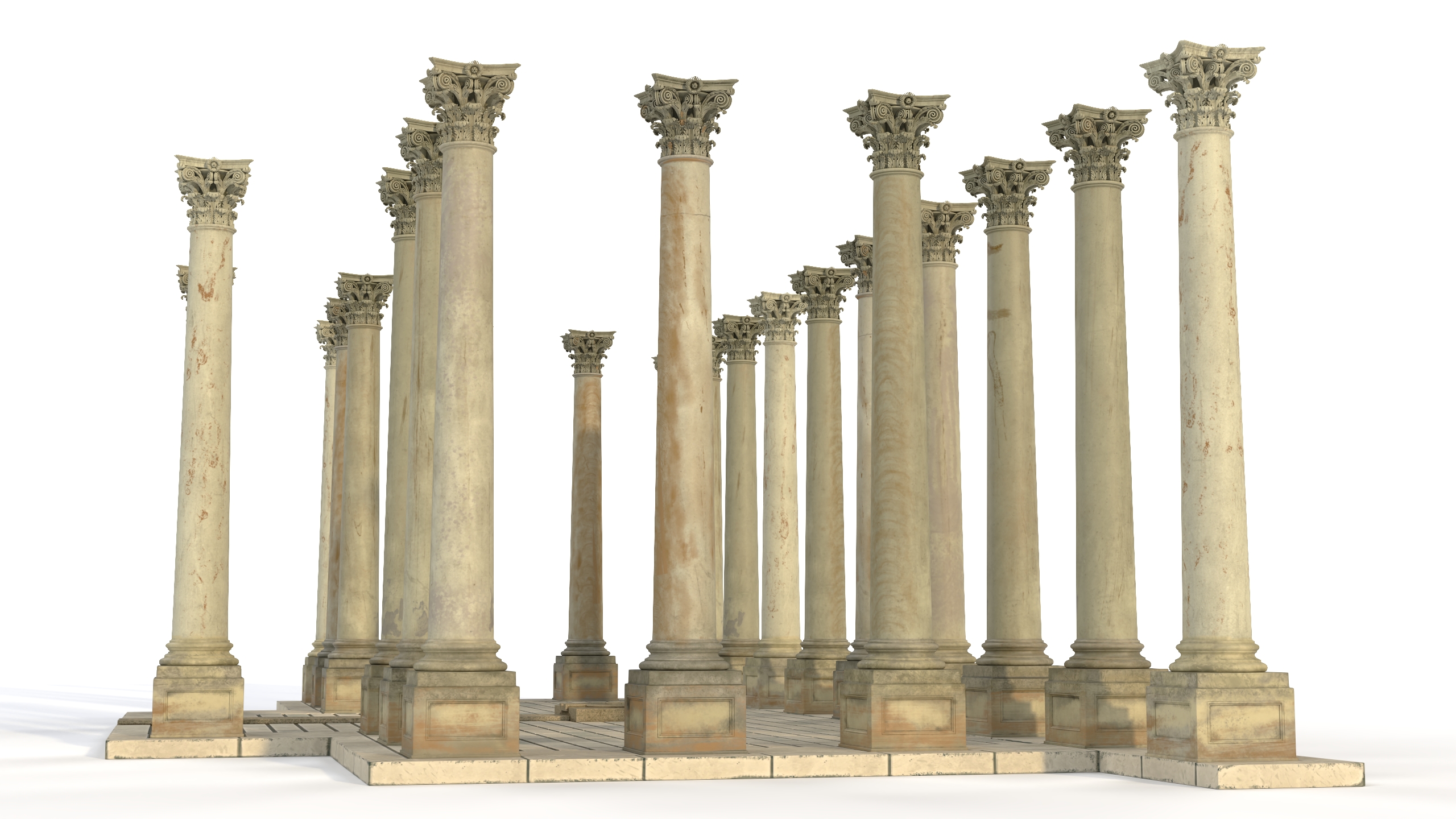 National Capitol Columns 3D model