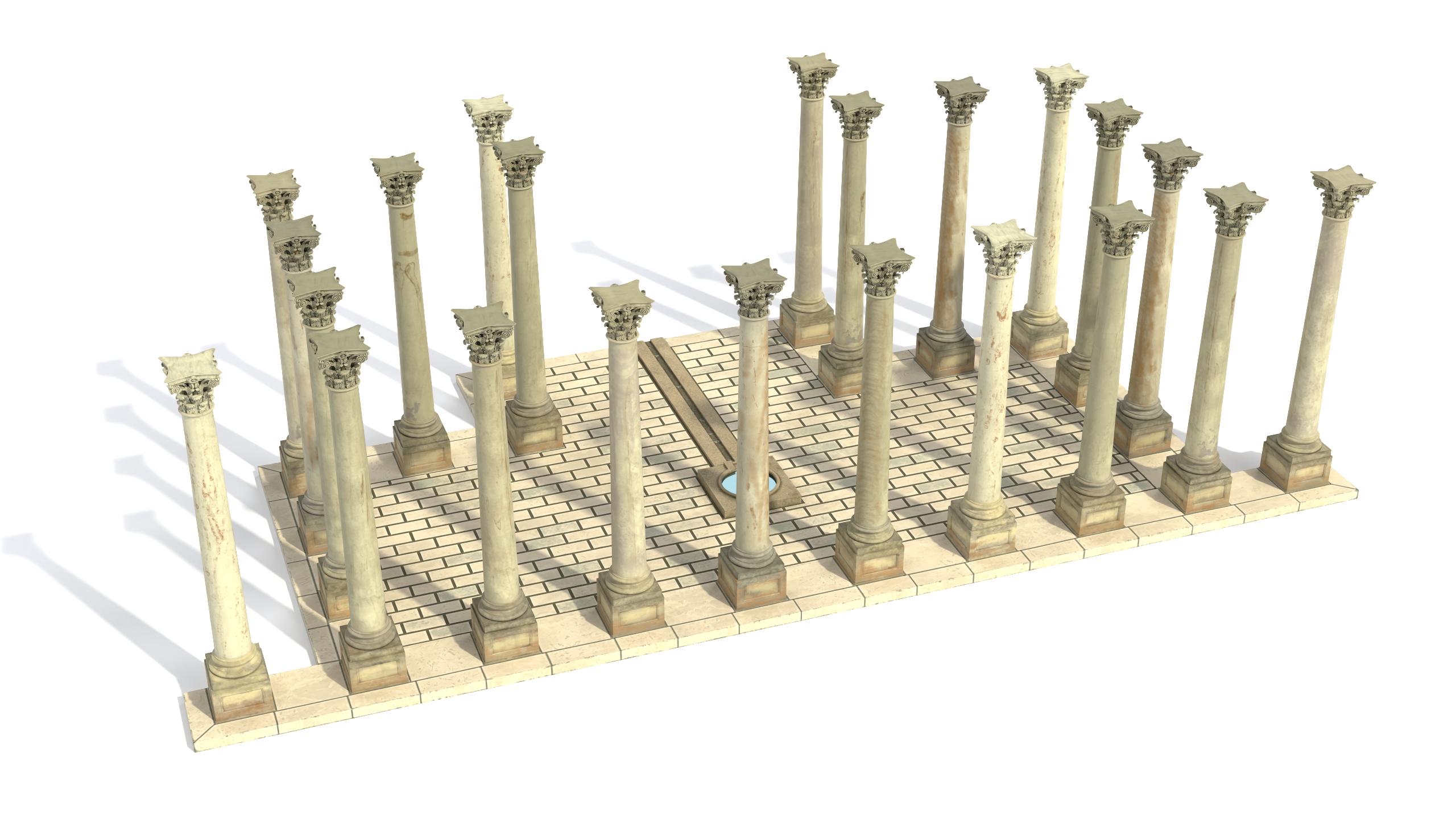National Capitol Columns 3D model