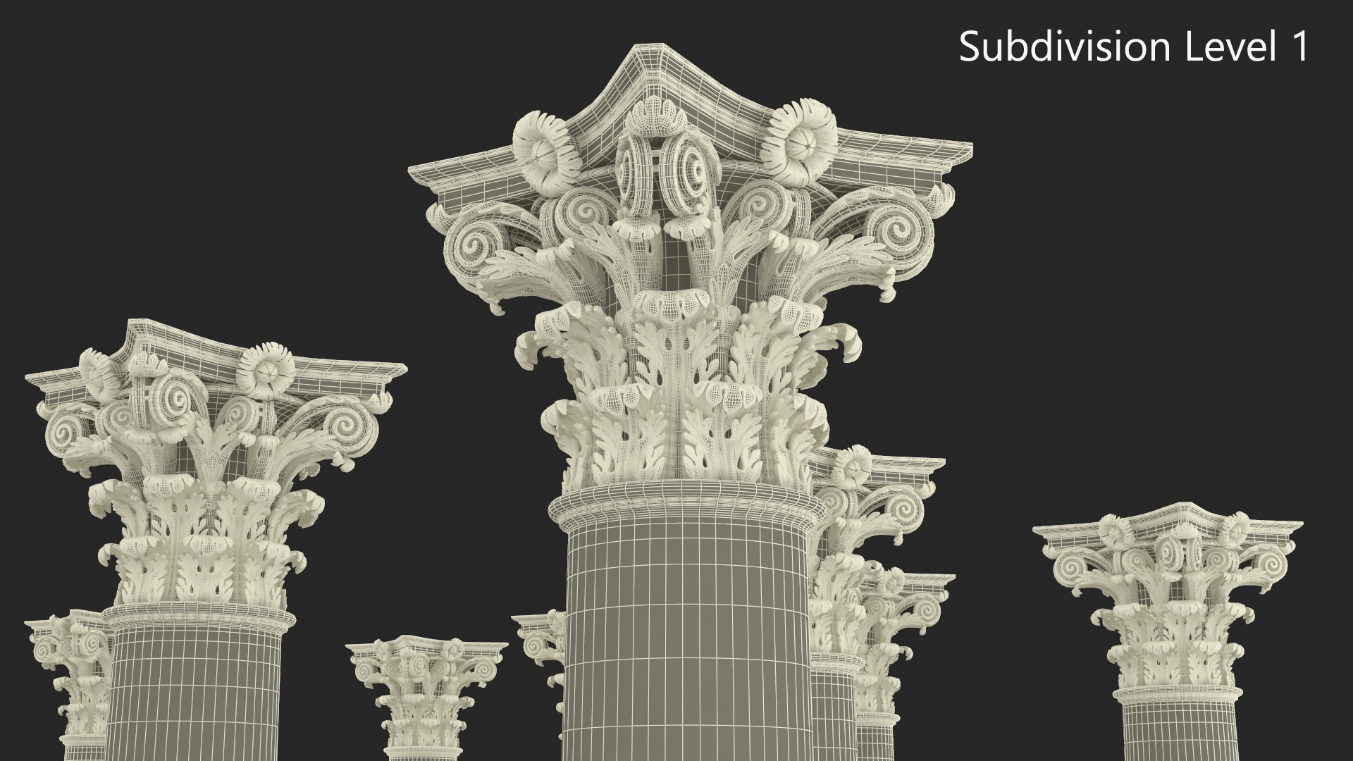 National Capitol Columns 3D model