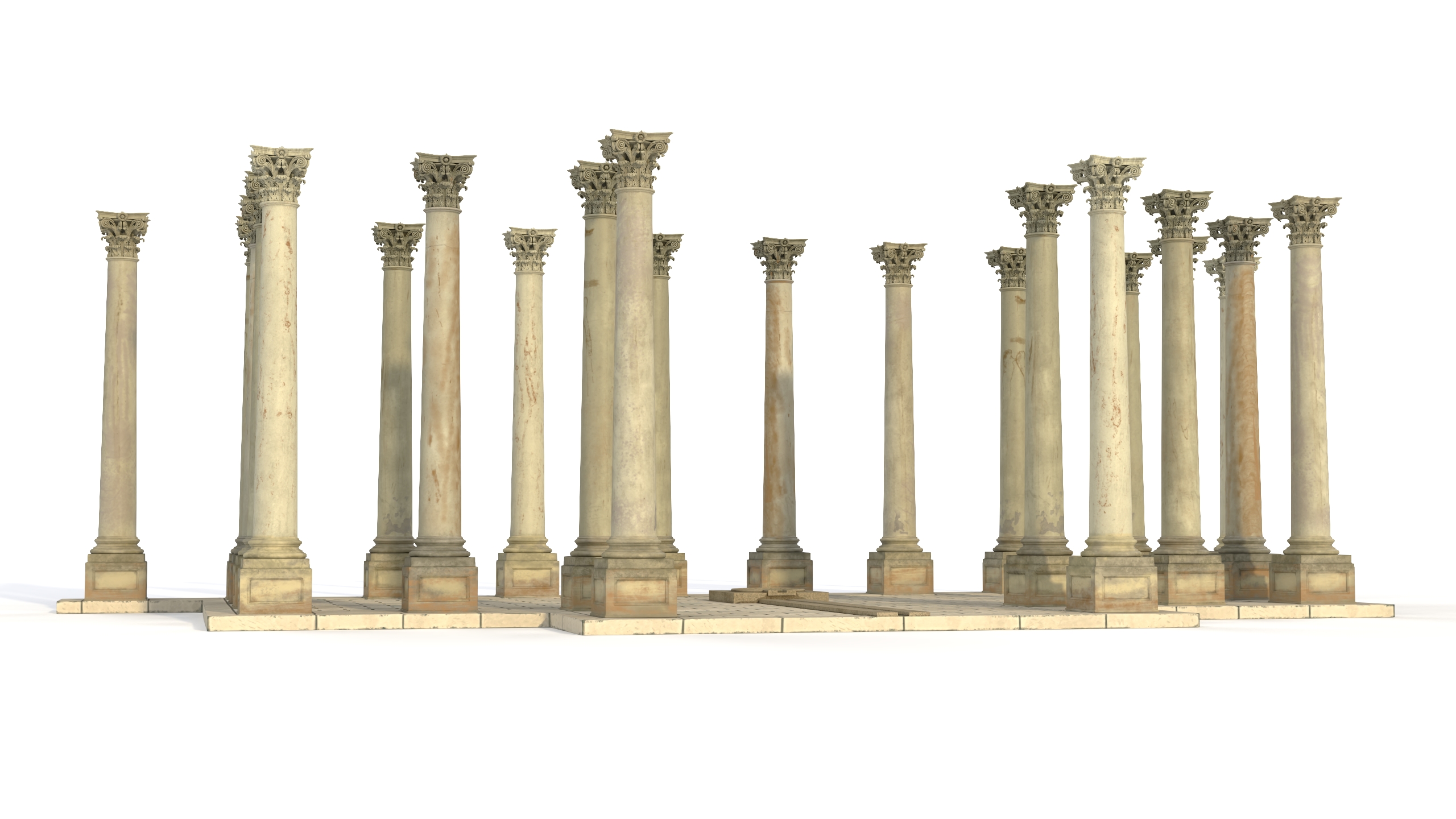 National Capitol Columns 3D model