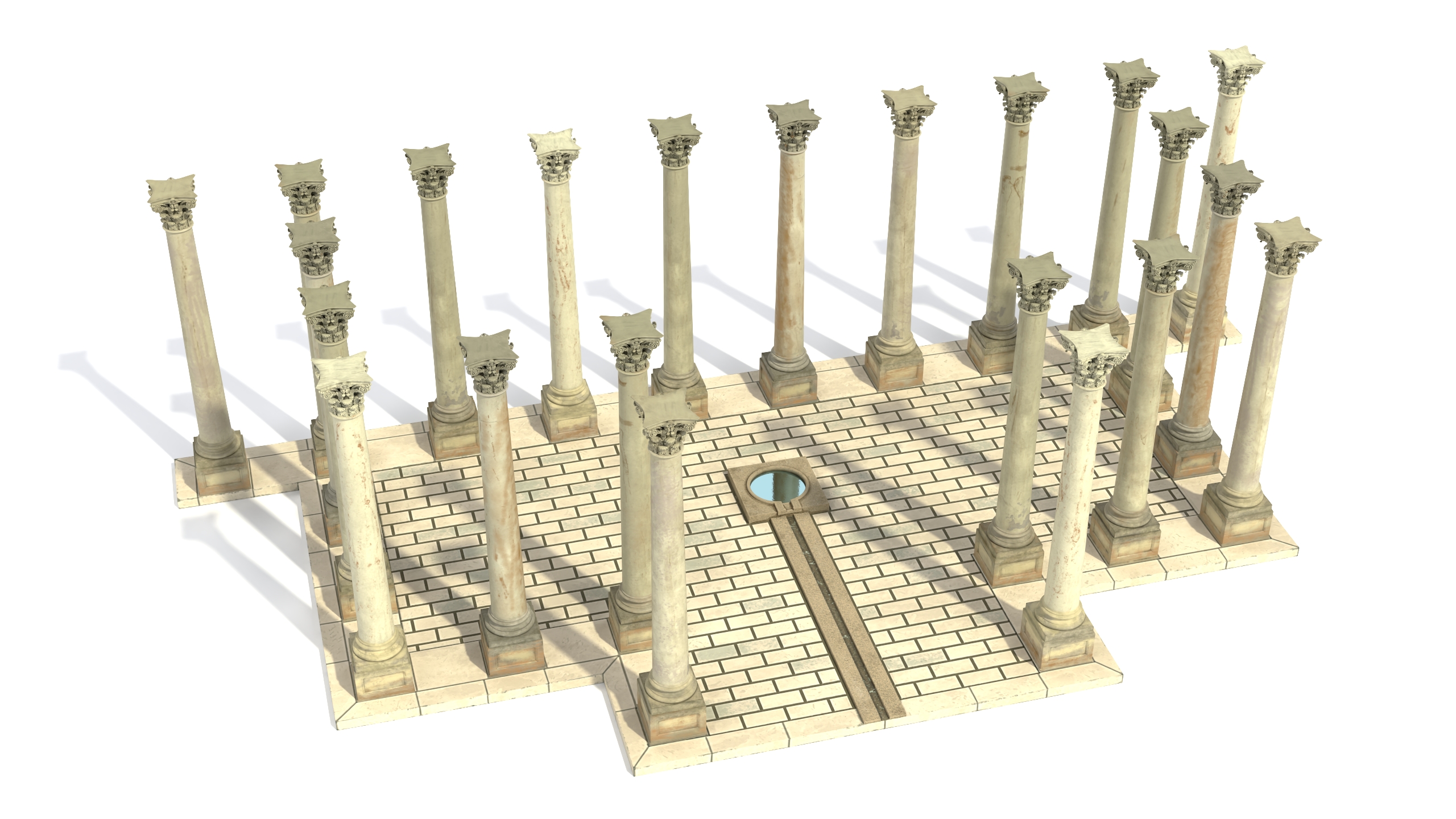 National Capitol Columns 3D model