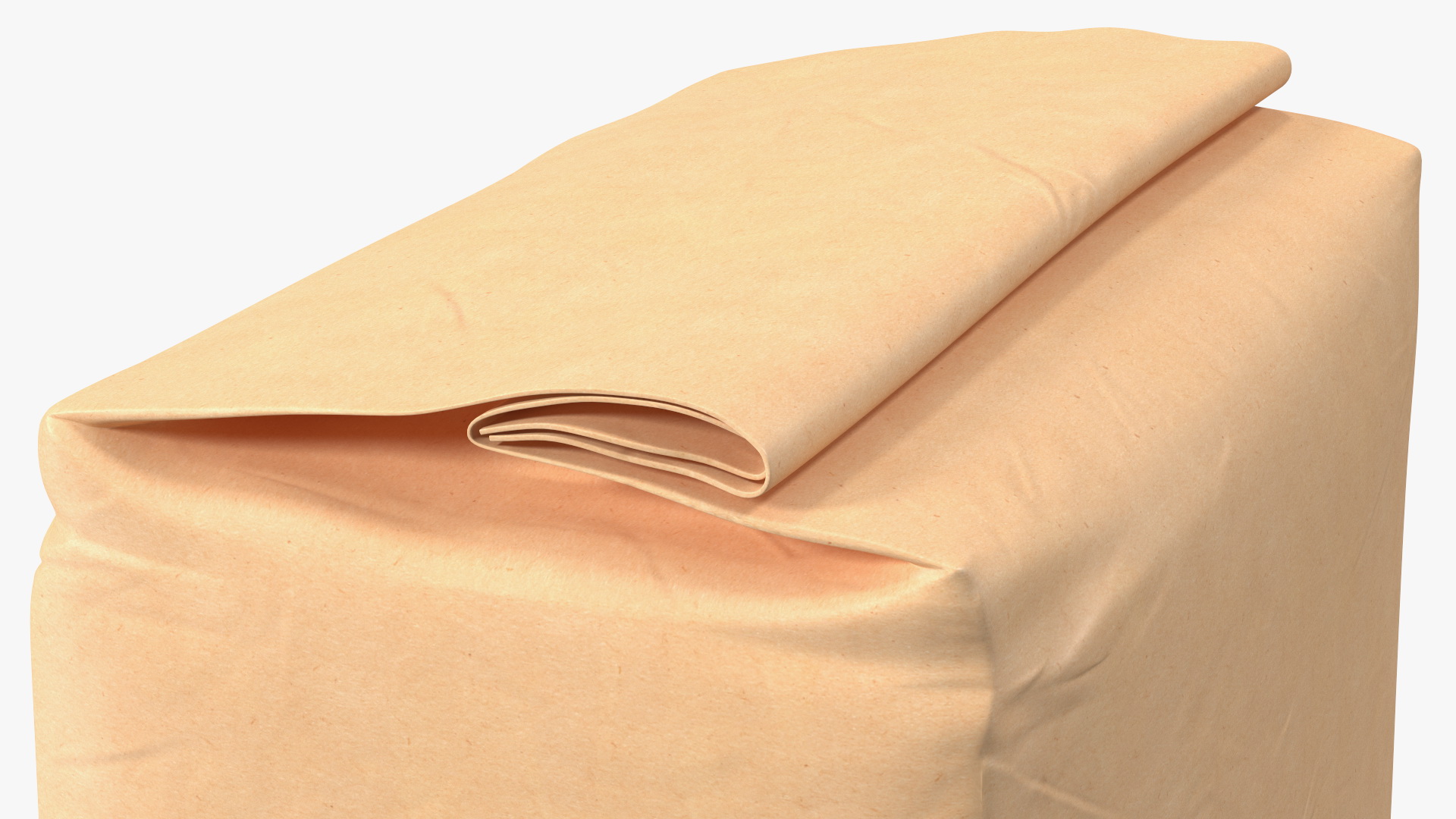 3D Wheat Flour Brown Paper Bag 5lb