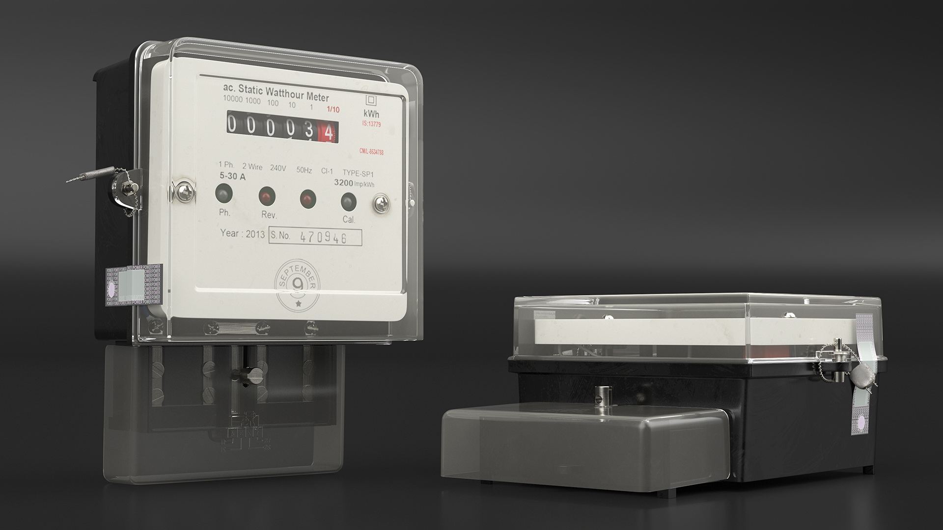3D model Electric Power Meter