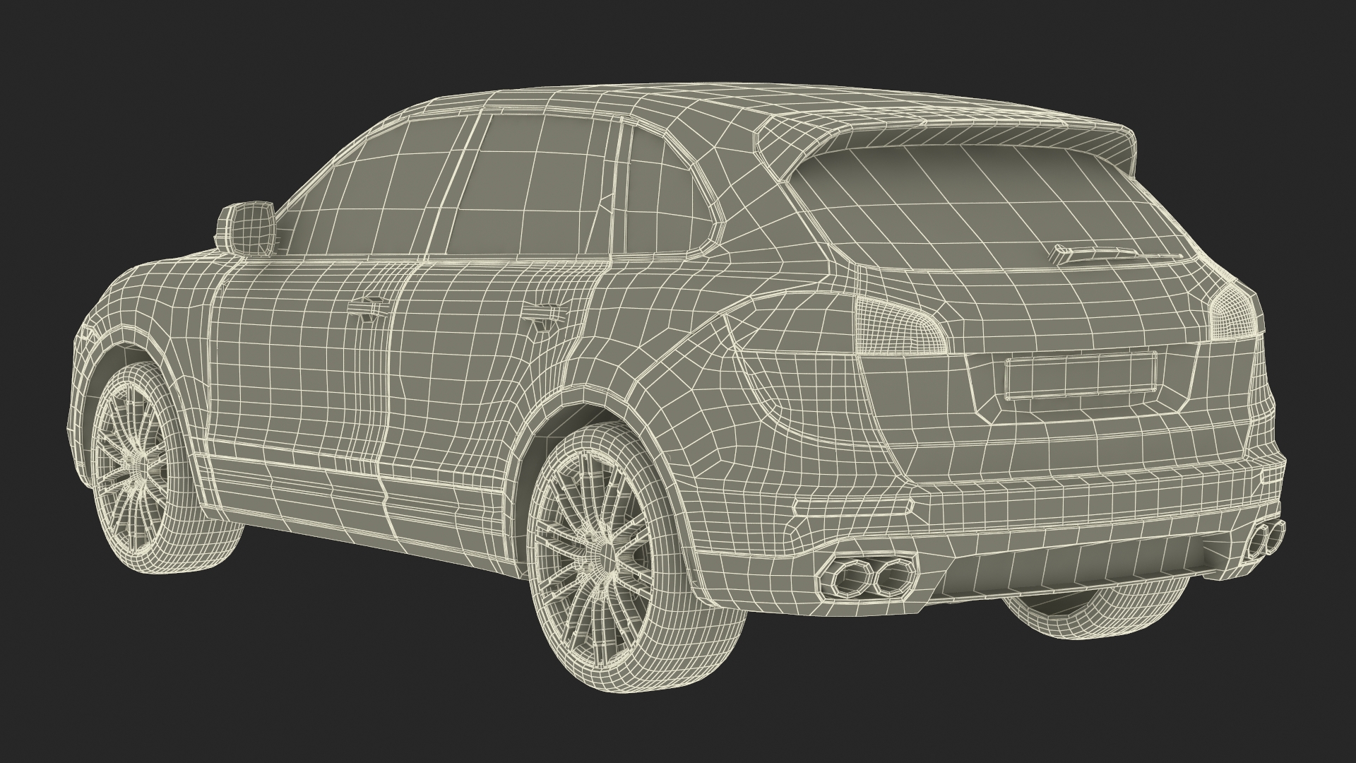 3D model Luxury Crossover SUV
