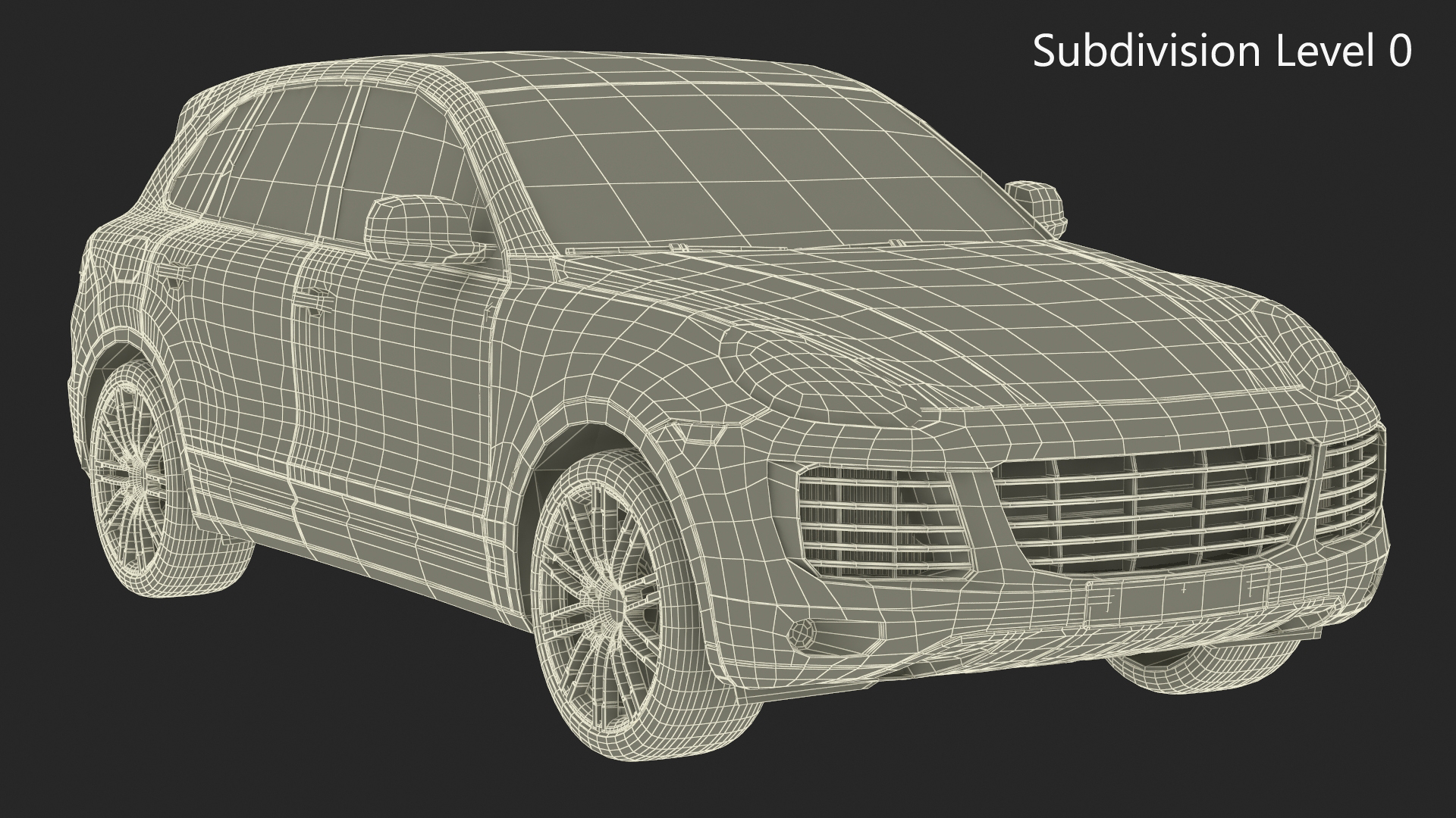 3D model Luxury Crossover SUV