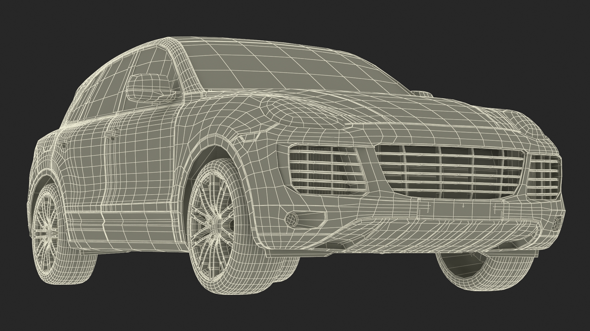 3D model Luxury Crossover SUV