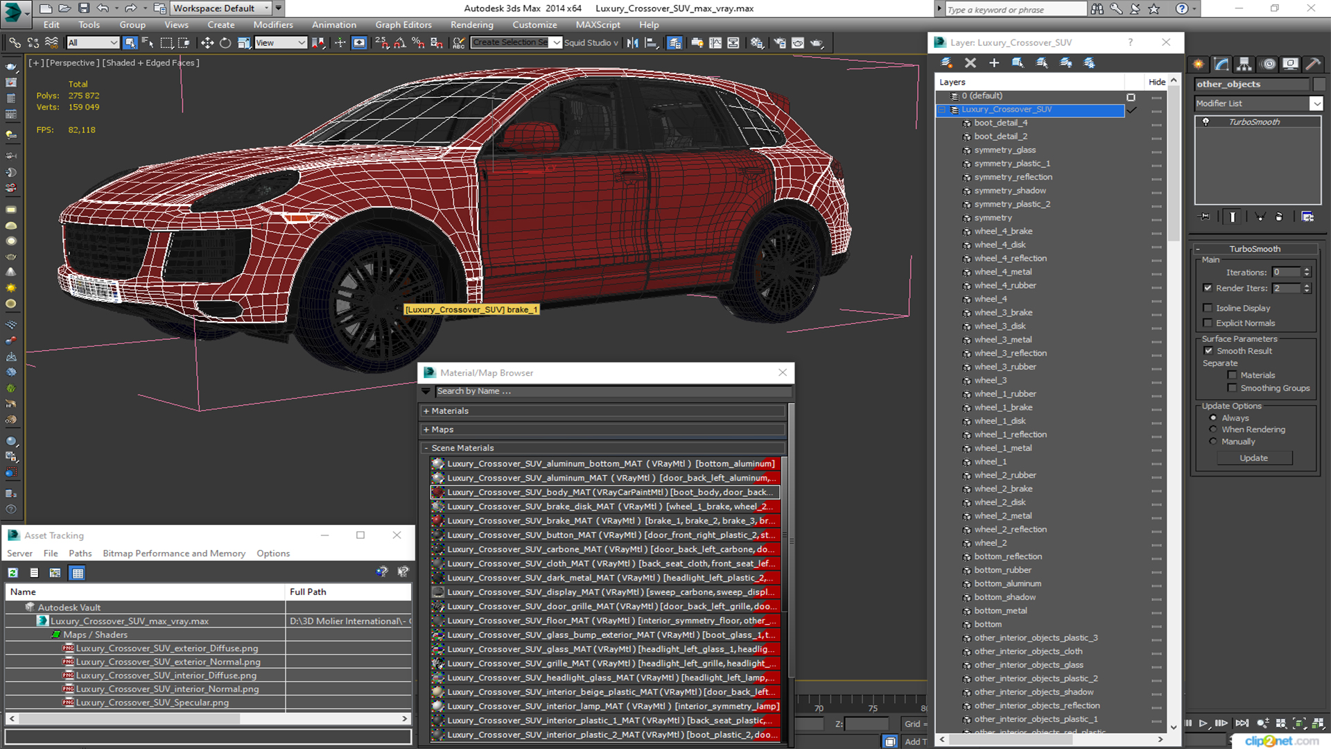 3D model Luxury Crossover SUV