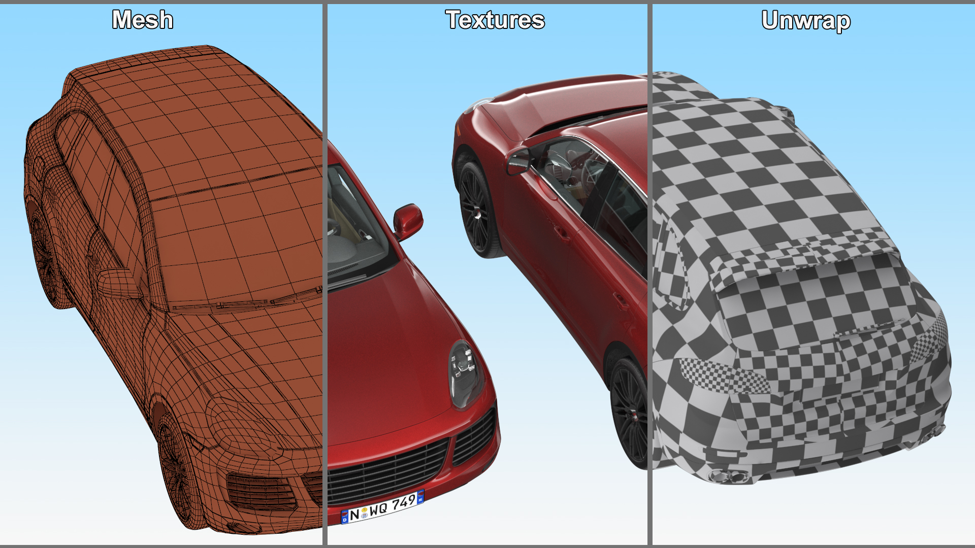 3D model Luxury Crossover SUV