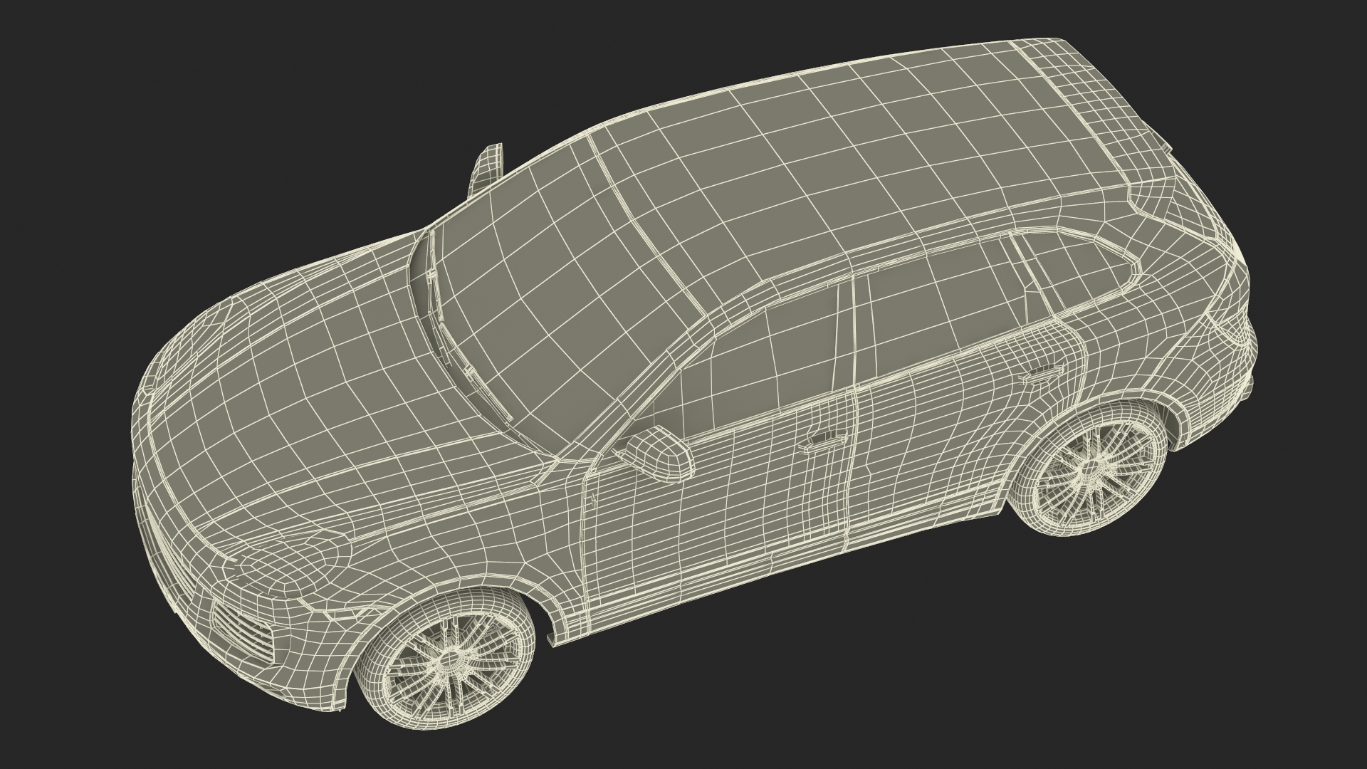 3D model Luxury Crossover SUV