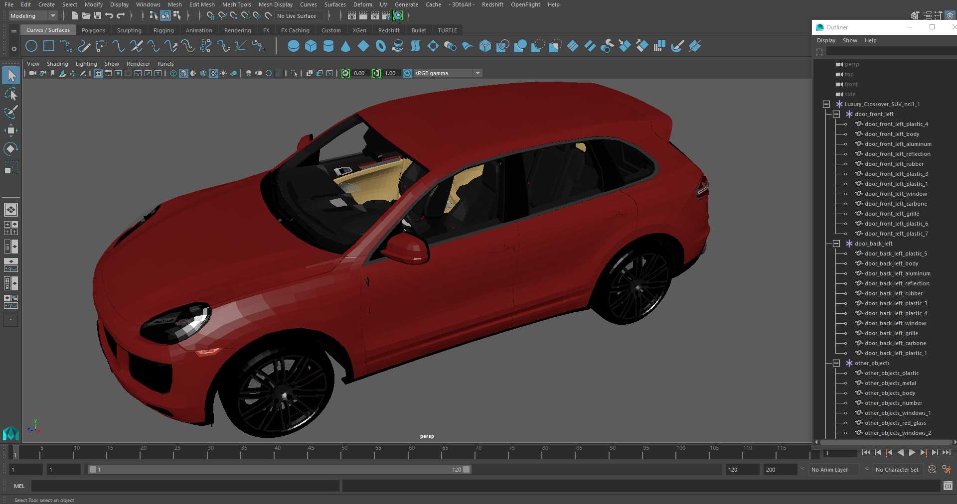 3D model Luxury Crossover SUV