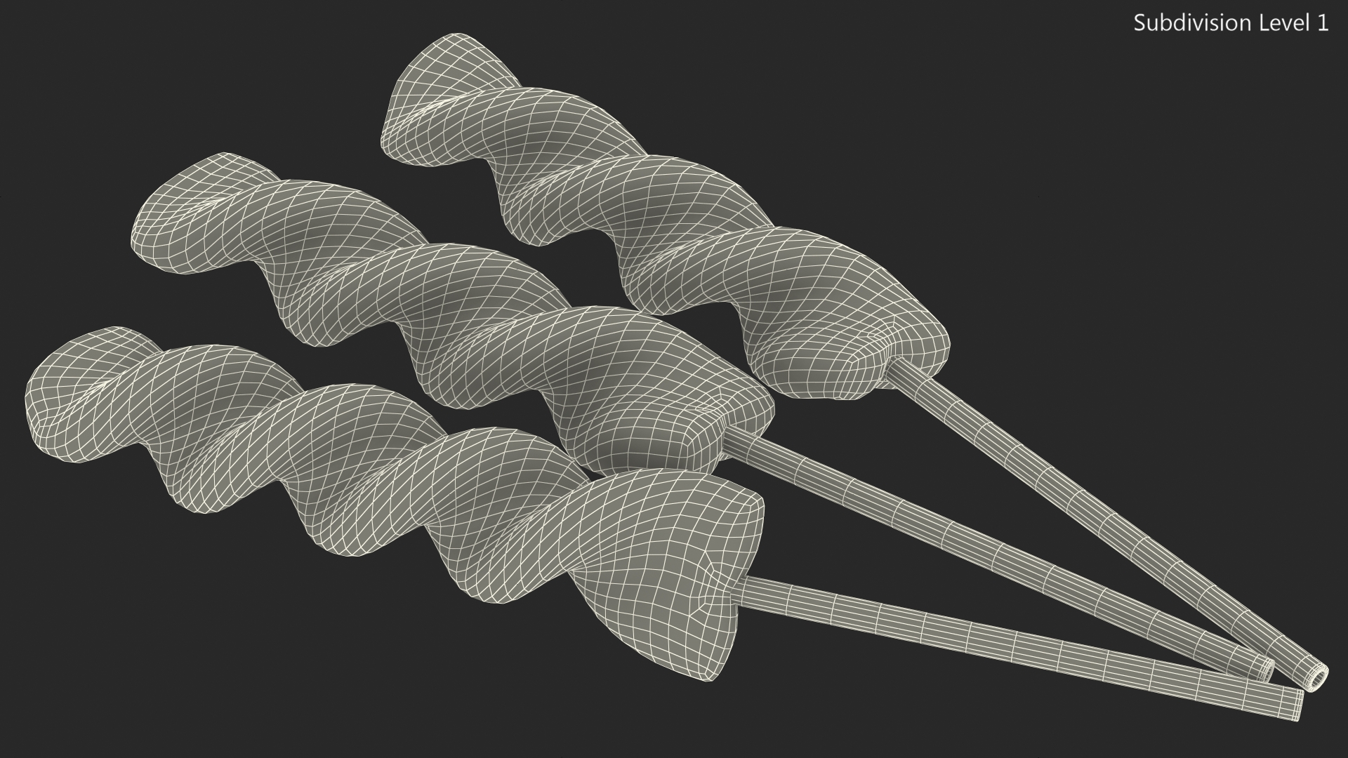 3D Rainbow Twist Lollipop Set