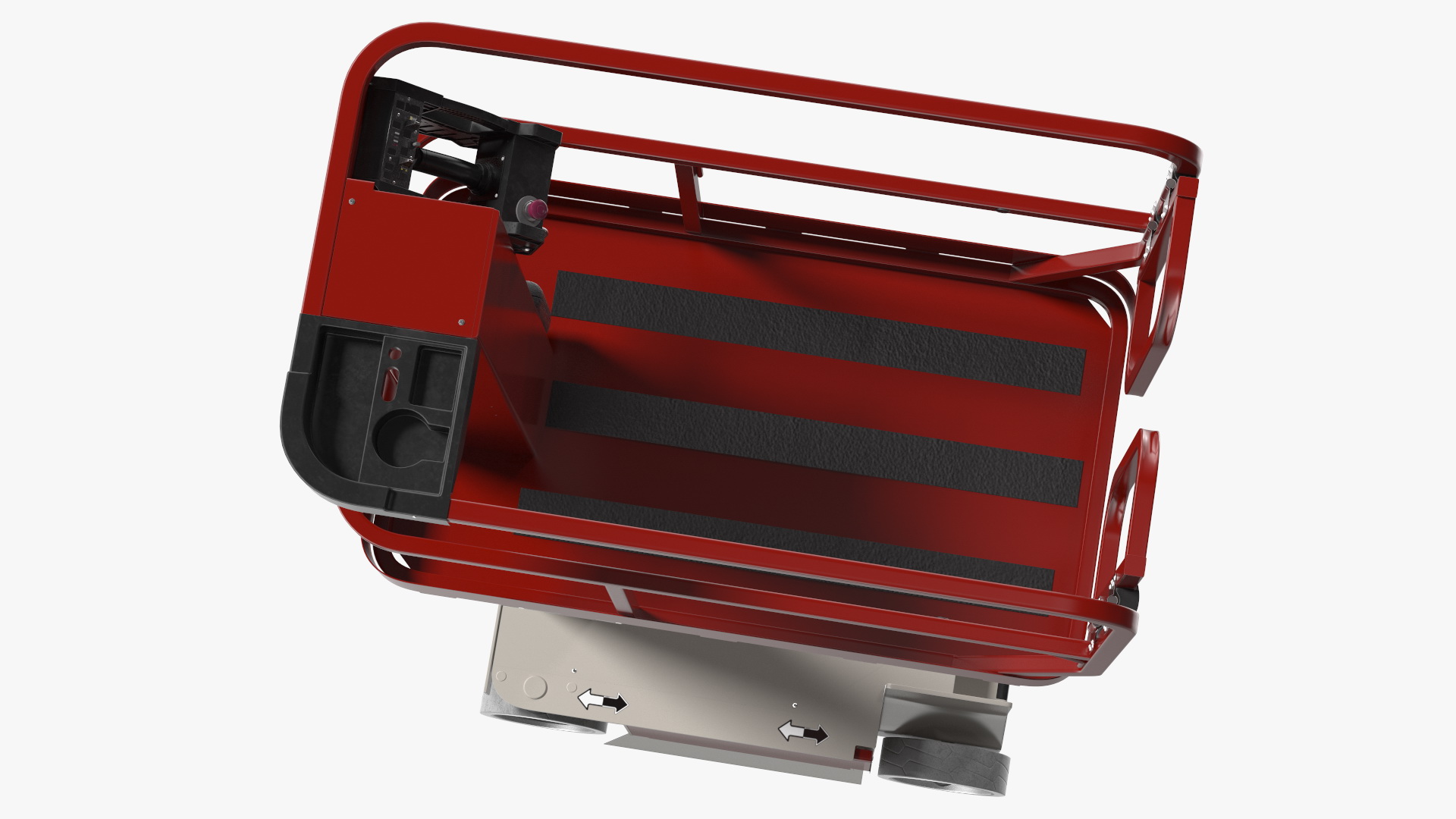 Vertical Mast Lift Working Position New 3D model