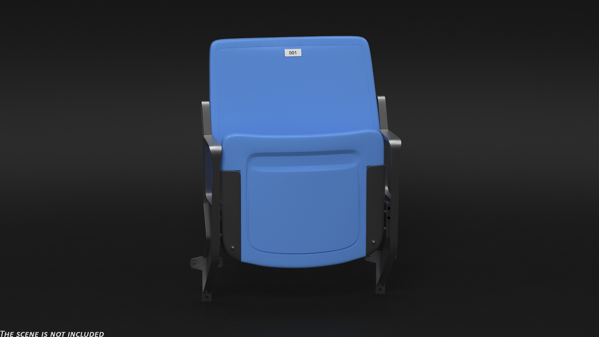 3D Plastic Stadium Seat Wall Mount