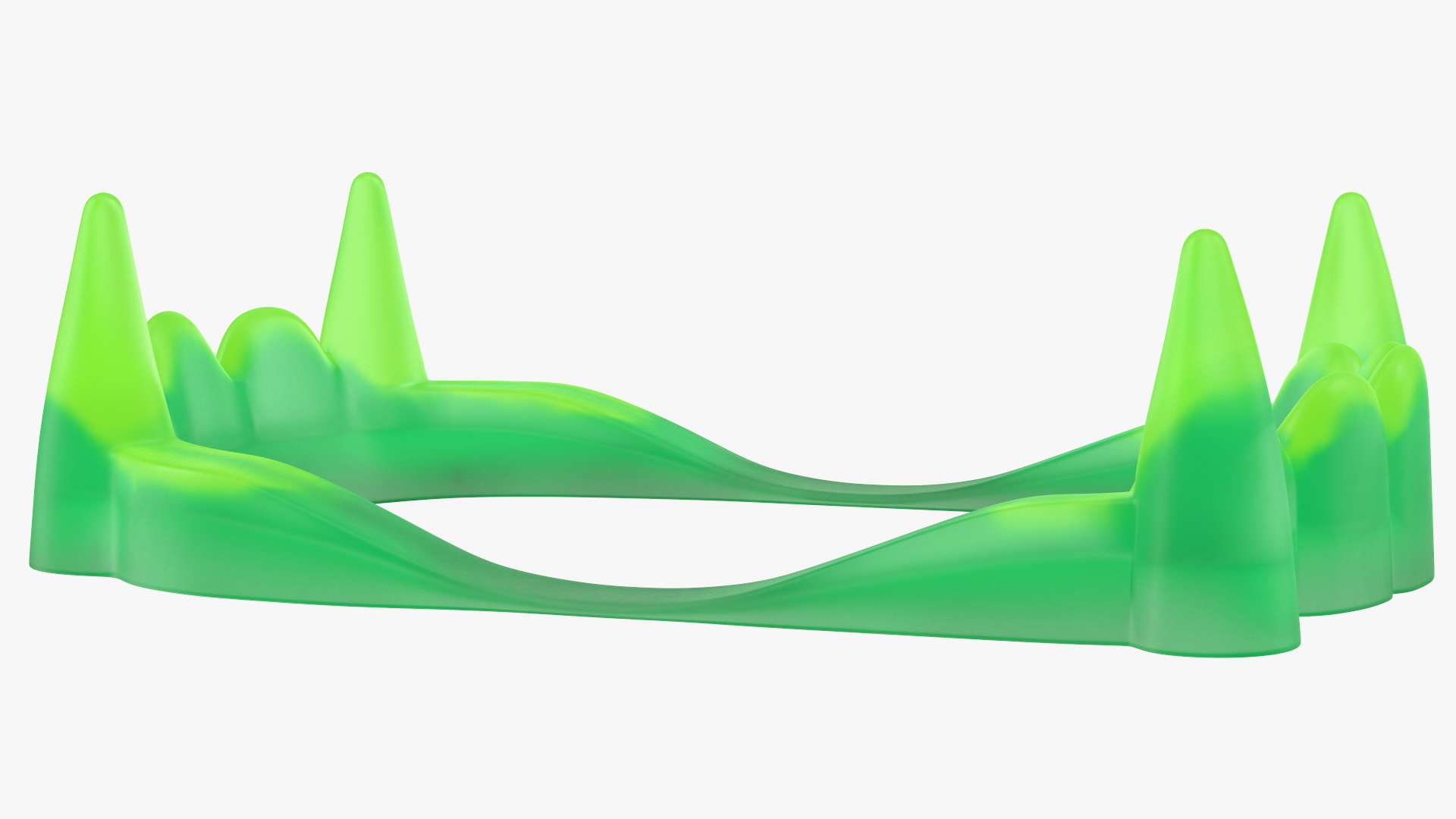 Vampire Teeth Green 3D model