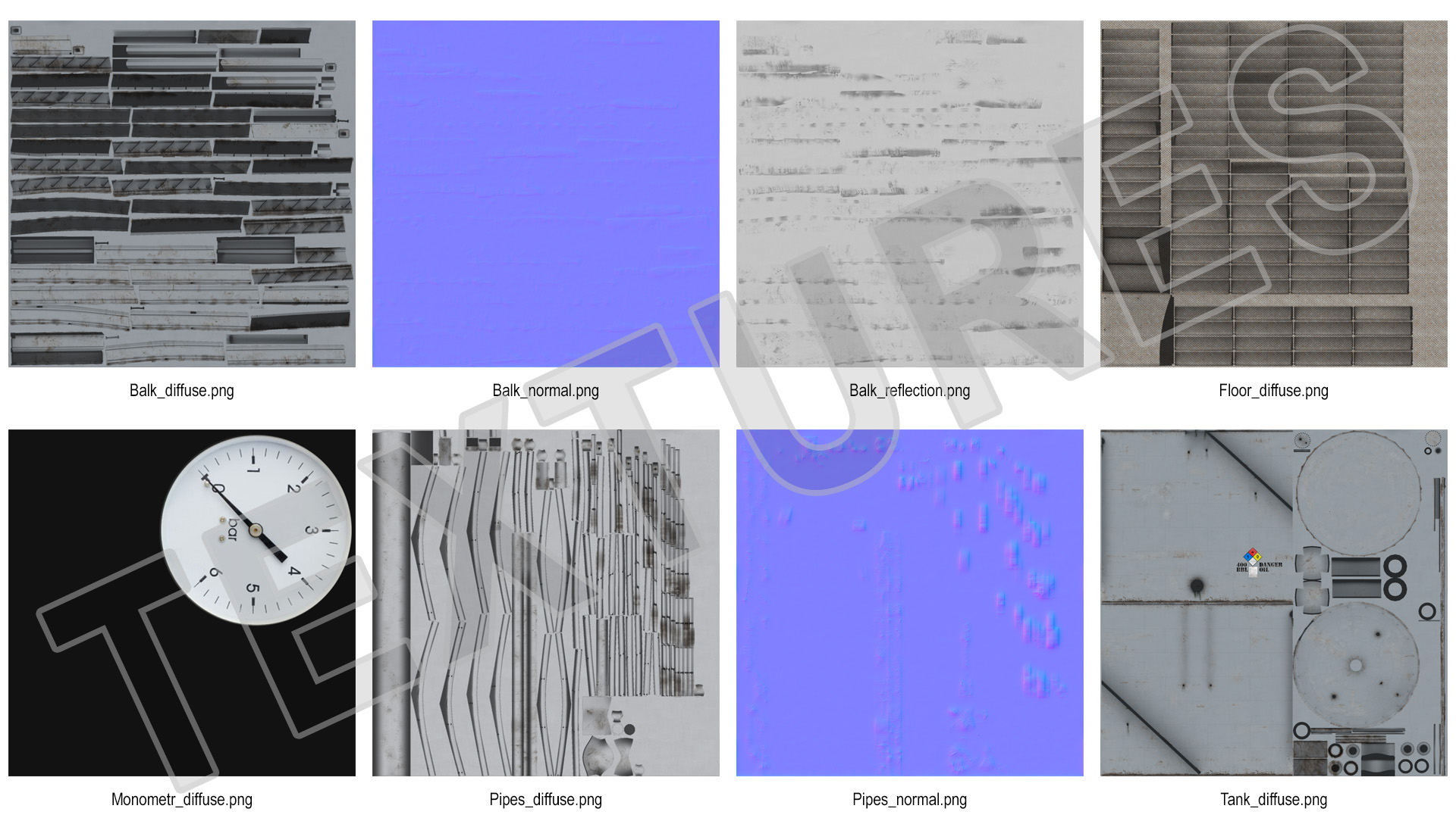 Crude Oil Storage Tank 3D