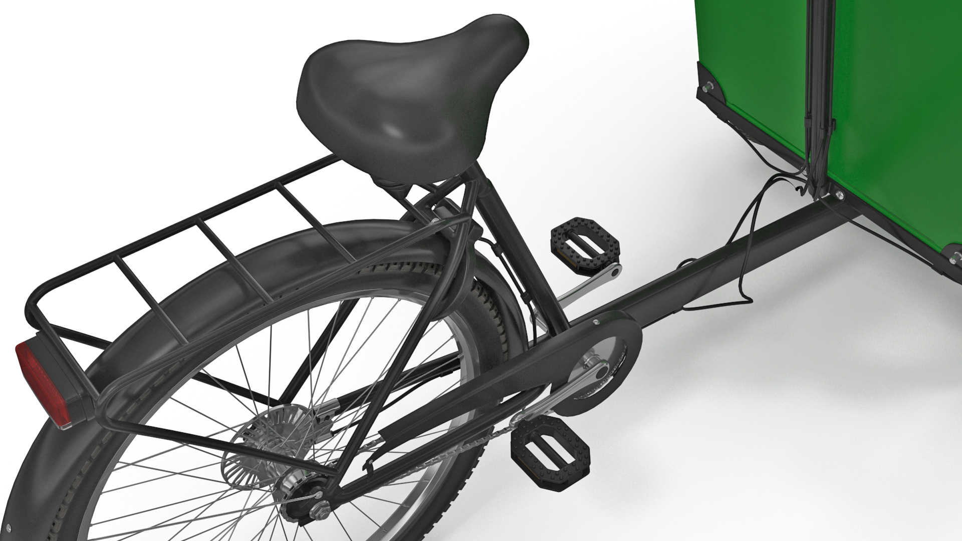 3D model Cargo Bike Generic Rigged