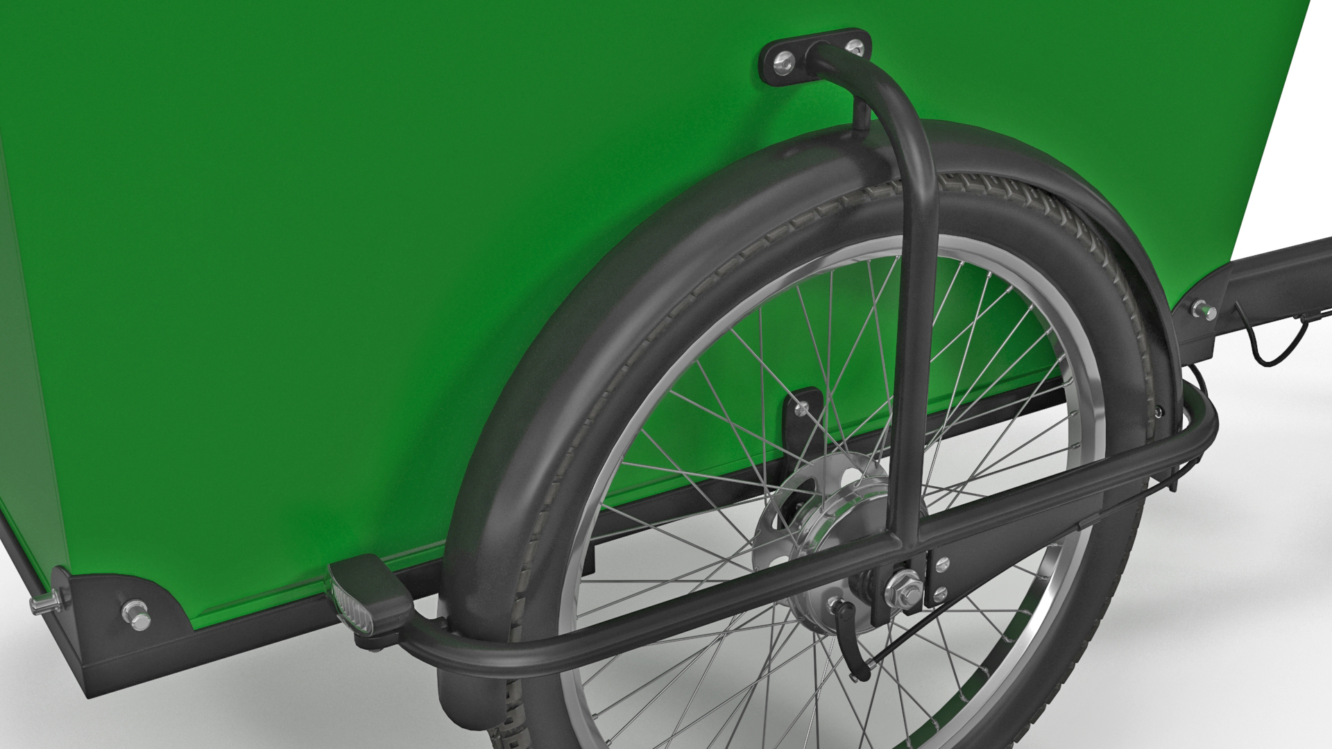 3D model Cargo Bike Generic Rigged