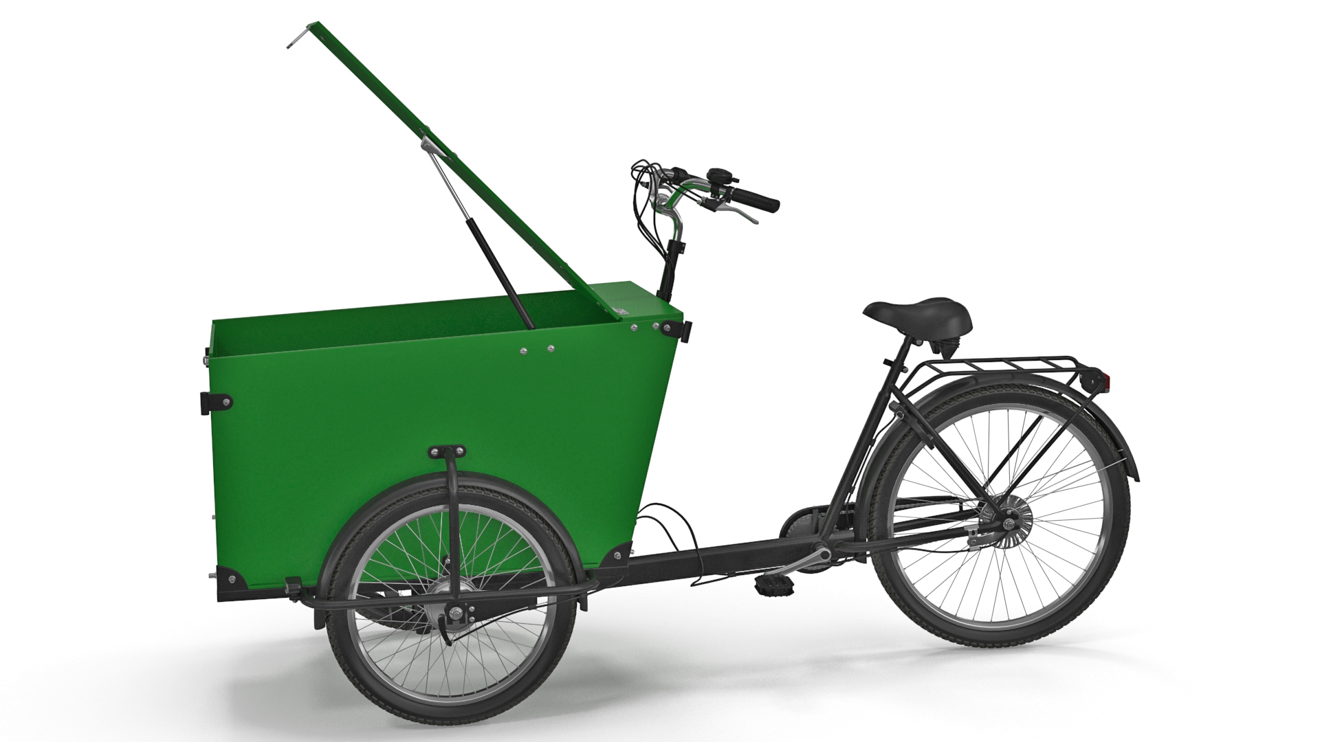 3D model Cargo Bike Generic Rigged