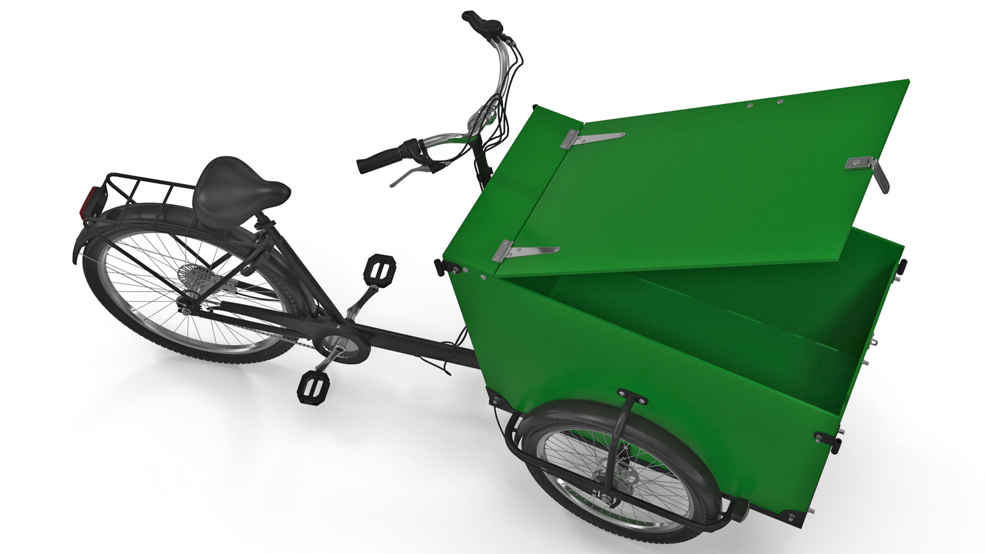 3D model Cargo Bike Generic Rigged