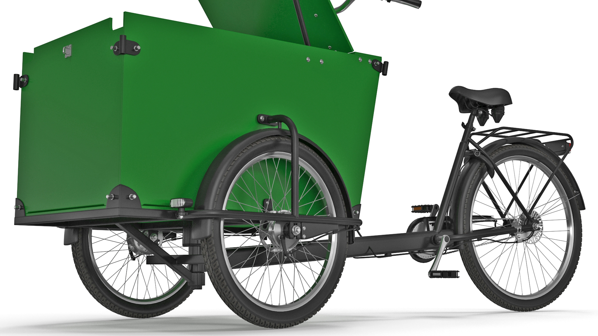 3D model Cargo Bike Generic Rigged