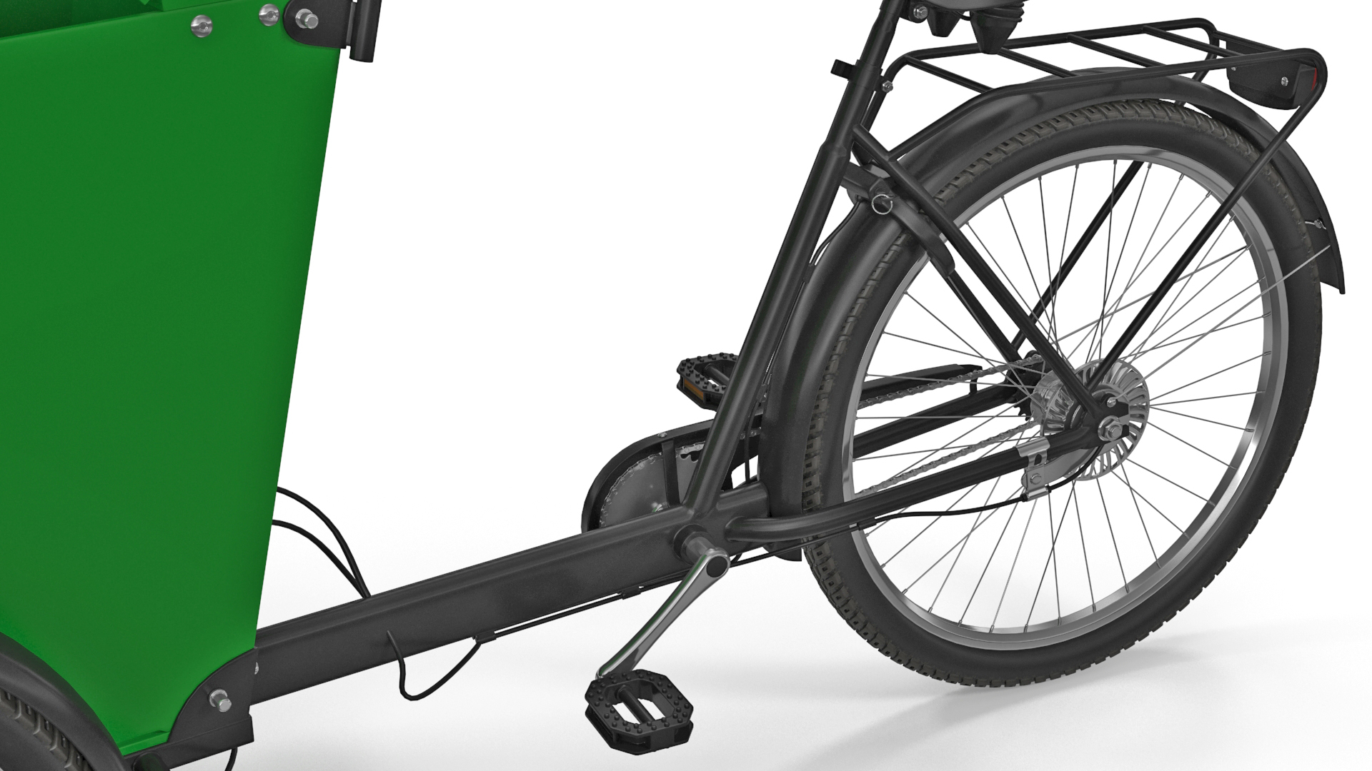 3D model Cargo Bike Generic Rigged