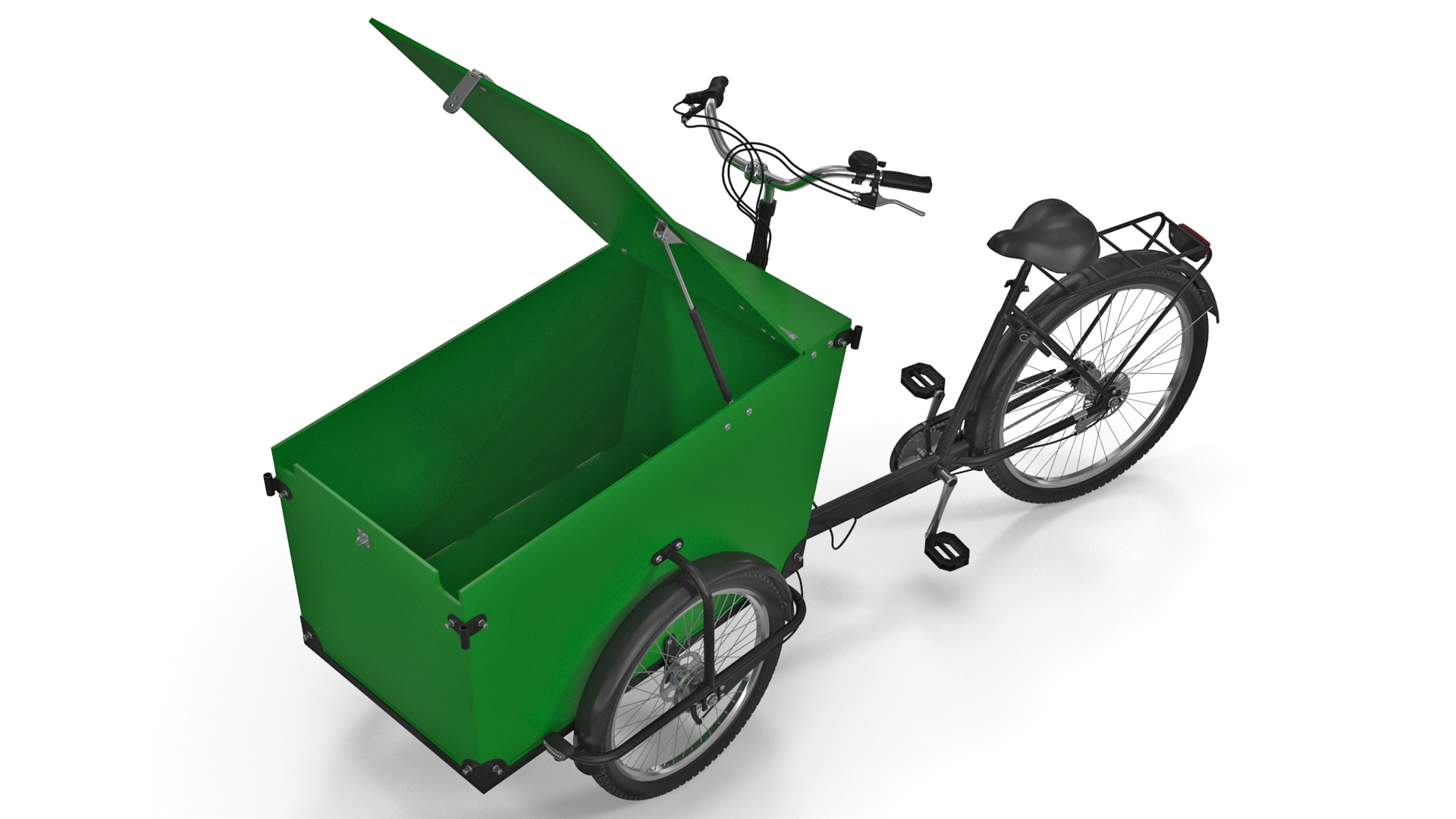 3D model Cargo Bike Generic Rigged