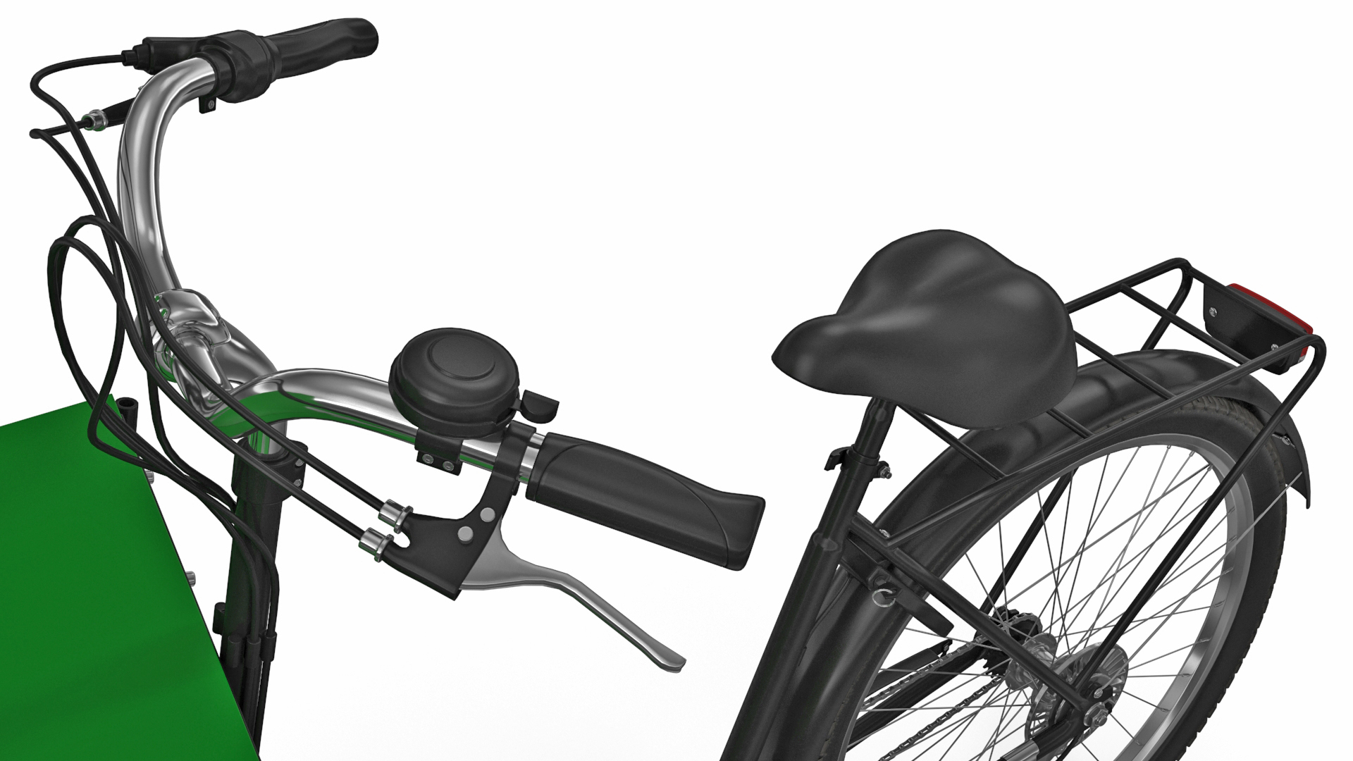 3D model Cargo Bike Generic Rigged