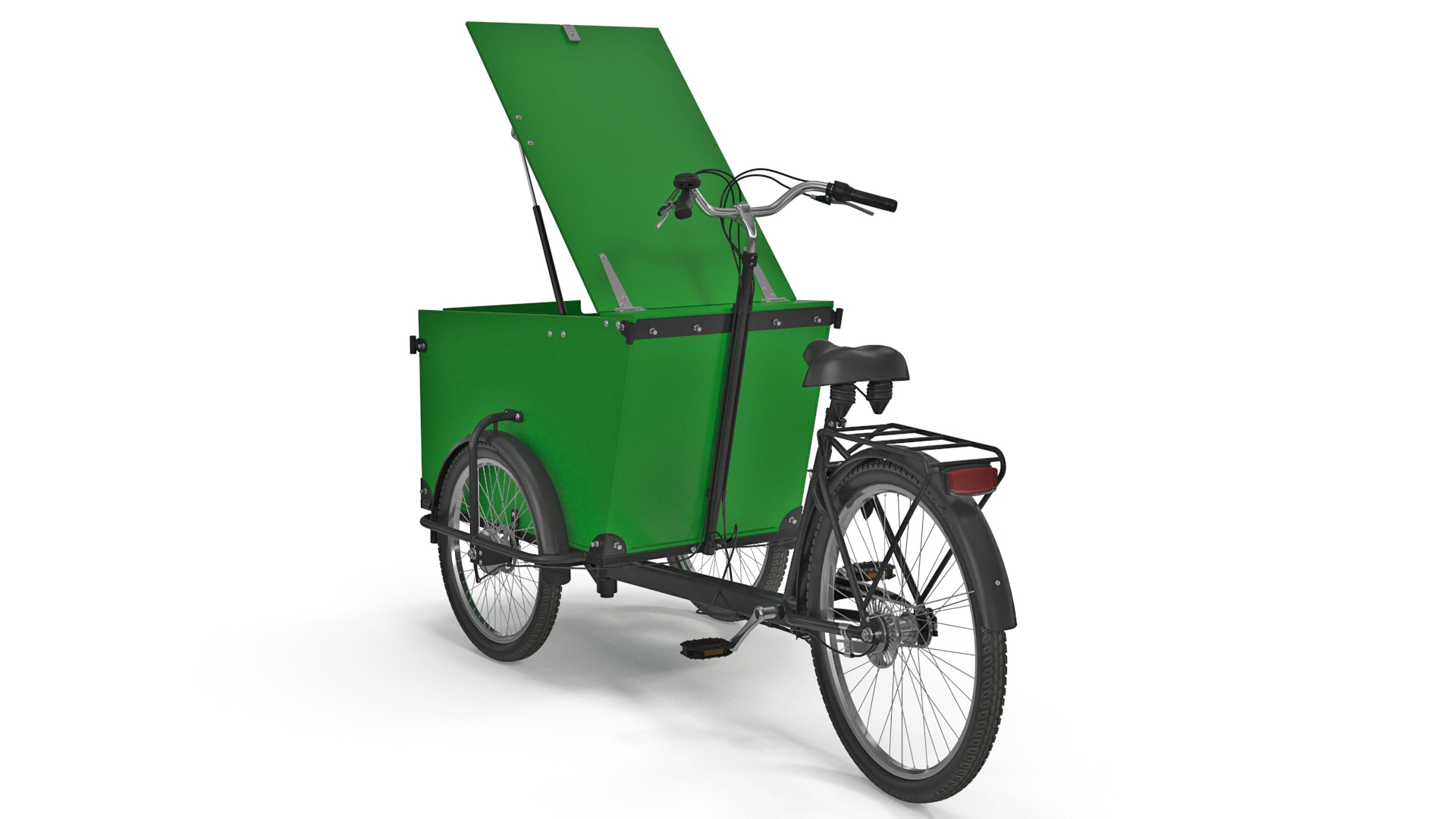 3D model Cargo Bike Generic Rigged